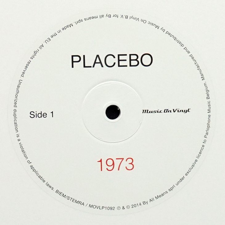 LP Placebo (Marc Moulin) — 1973 (цветной винил) фото 3