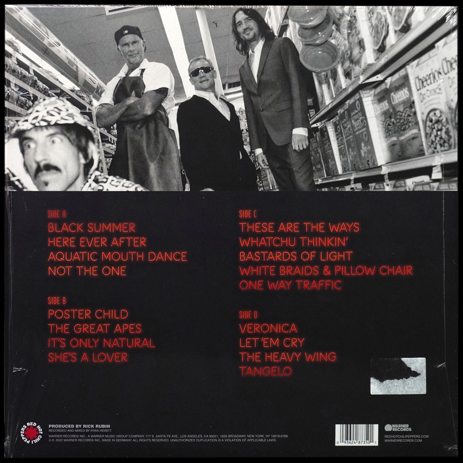LP Red Hot Chili Peppers — Unlimited Love (красный винил, 2LP) фото 2
