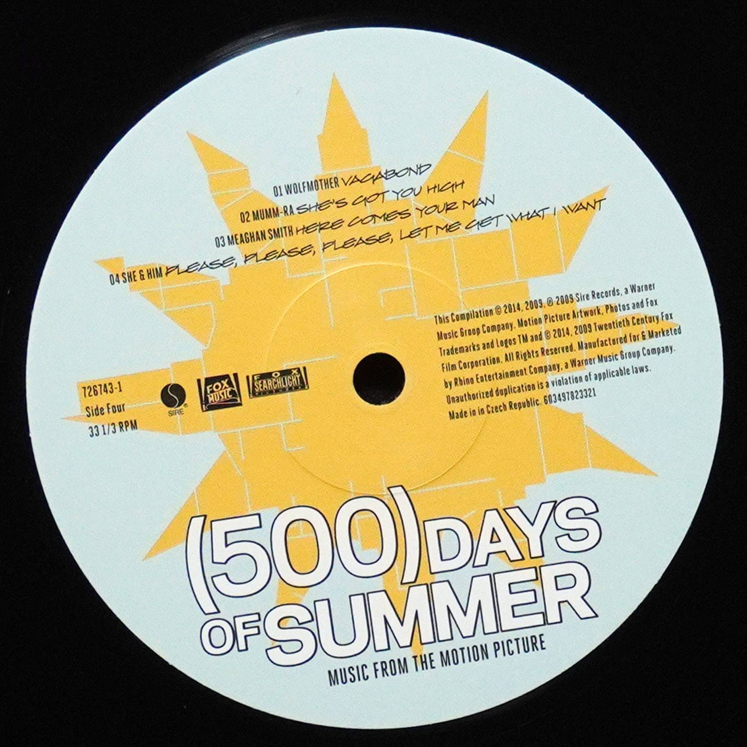 LP V/A — (500) Days Of Summer (Music From The Motion Picture) (2LP) фото 7