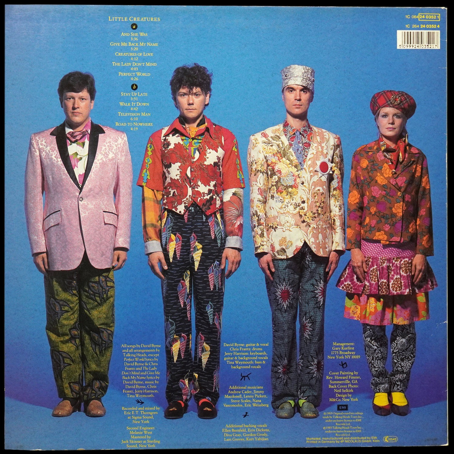 LP Talking Heads — Little Creatures фото 2