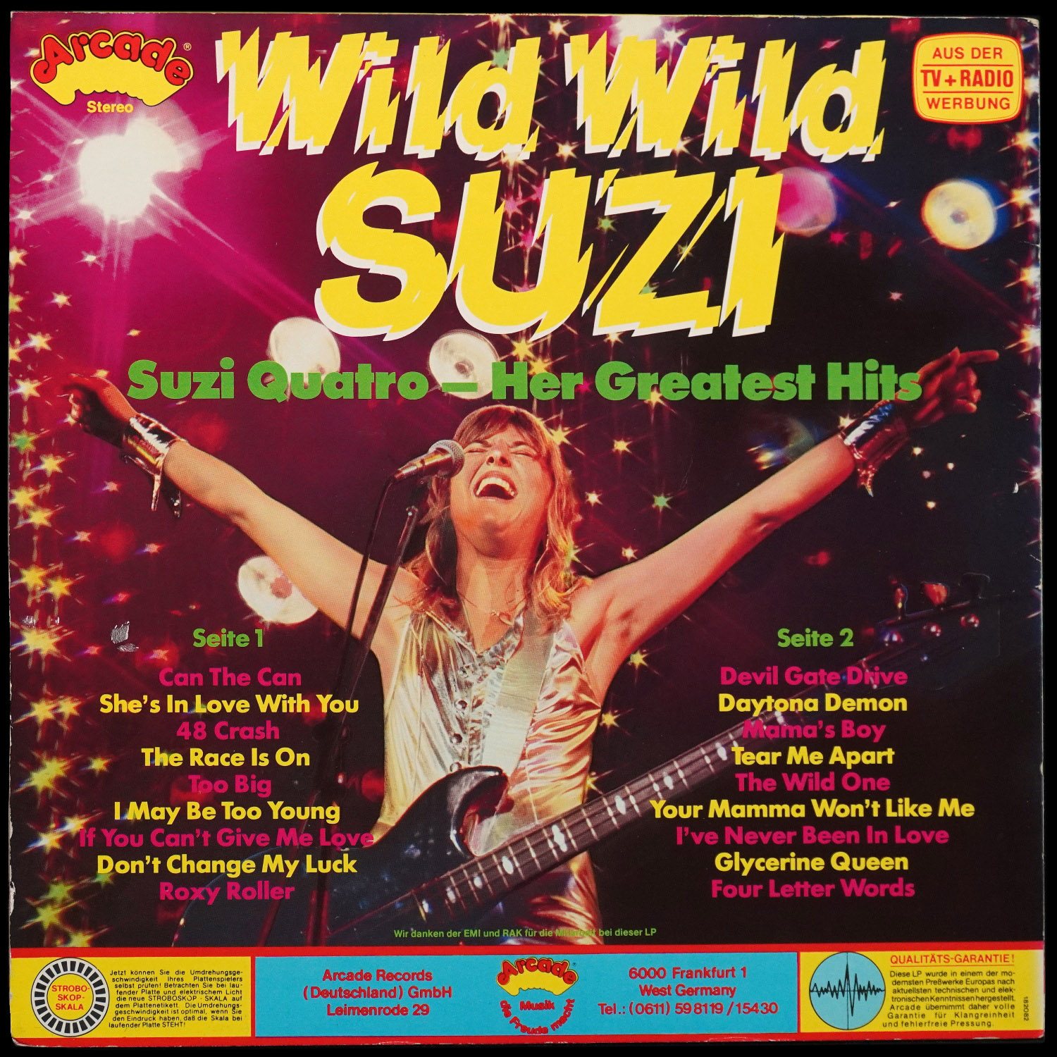 LP Suzi Quatro — Wild Wild Suzi фото 2