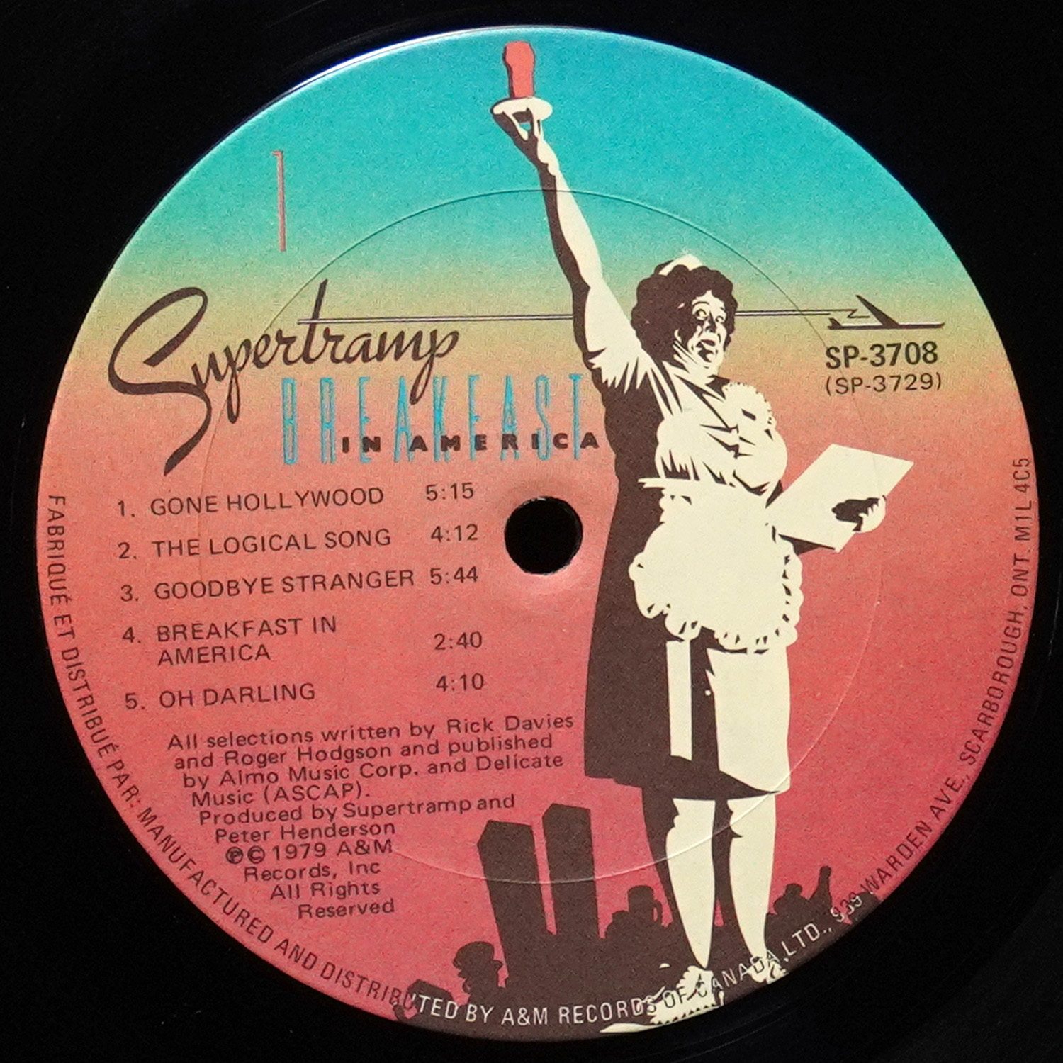 LP Supertramp — Breakfast In America фото 3