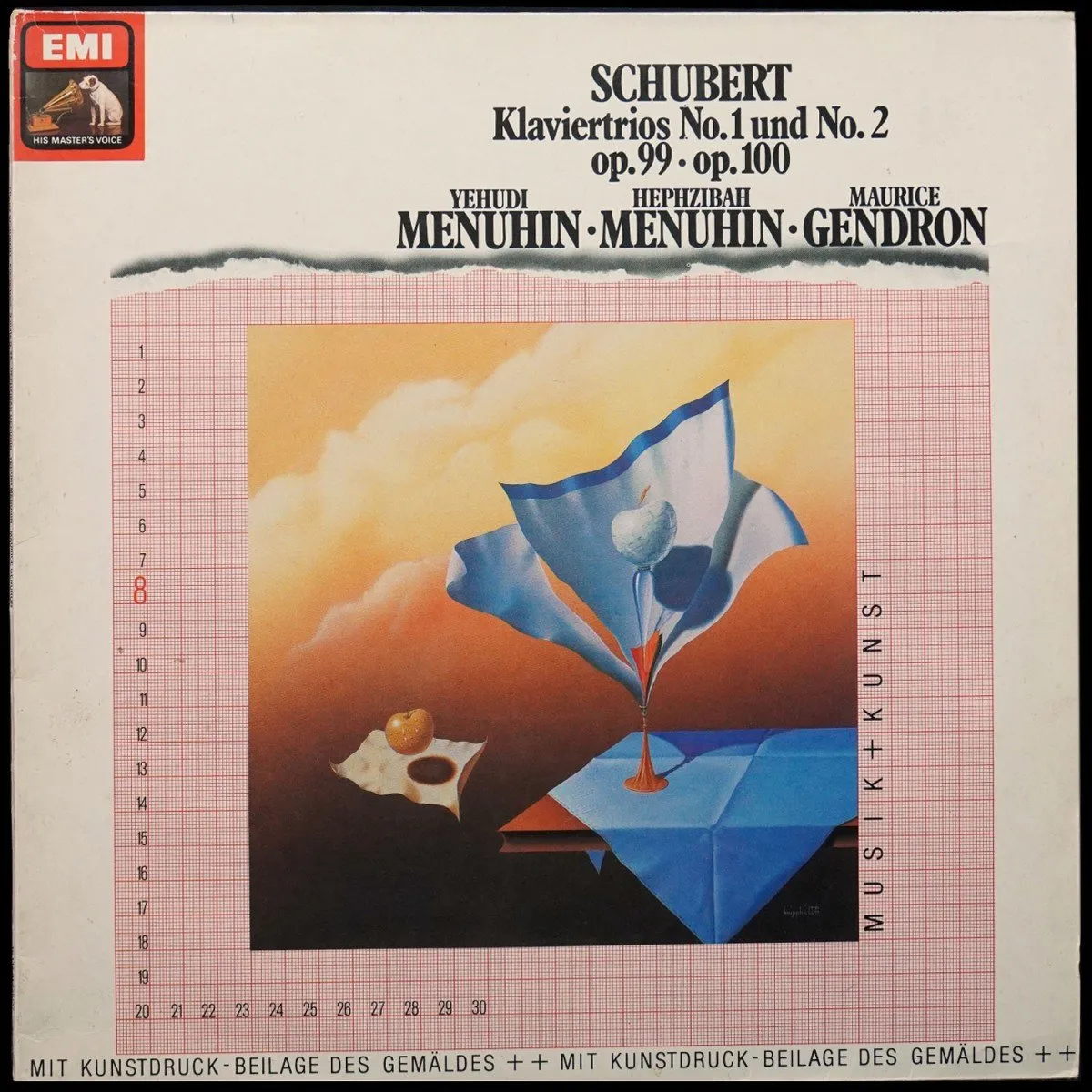 LP Hephzibah Menuhin — Schubert: Klaviertrios No. 1 Op. 99 Und No. 2 Op. 100 (2LP) фото