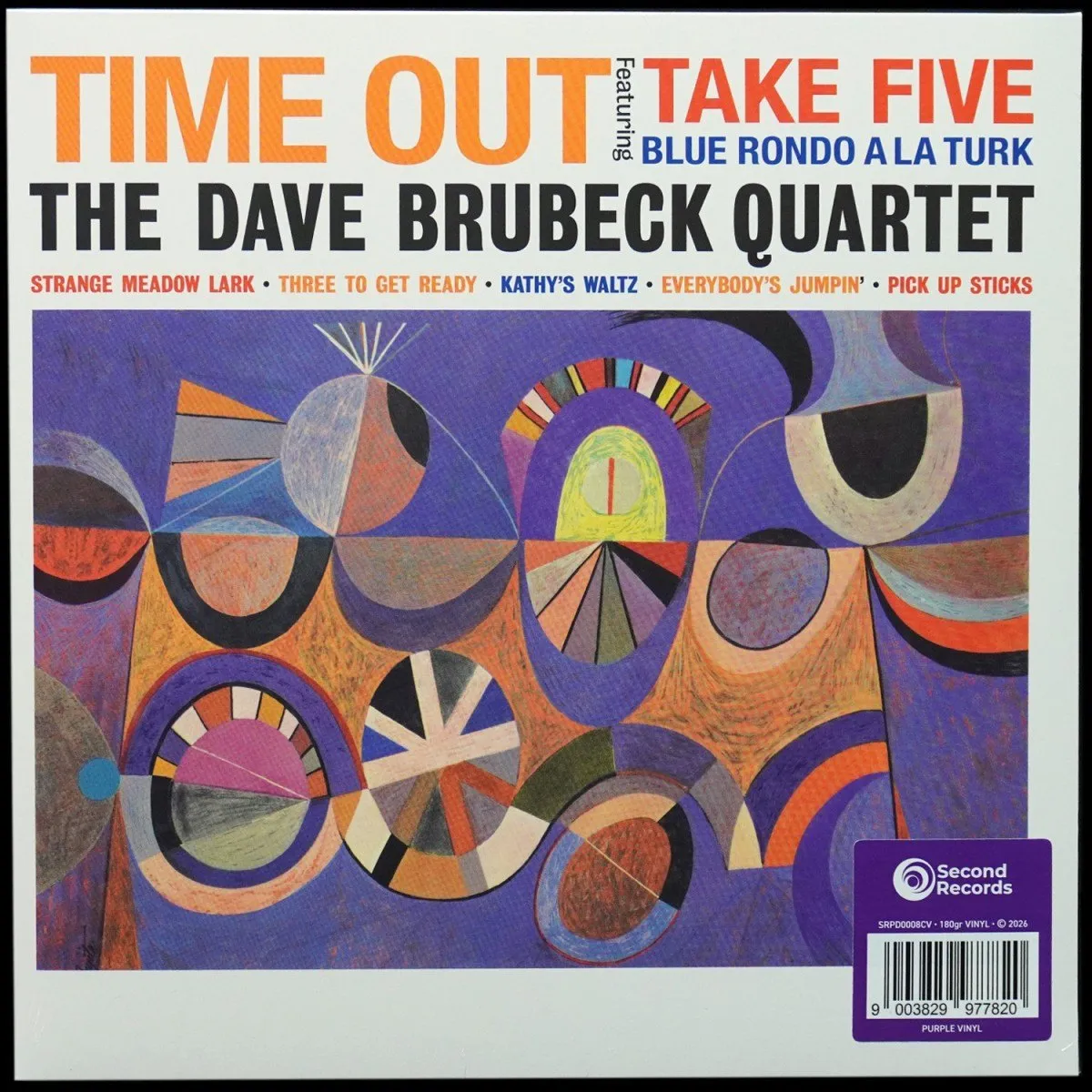 LP Dave Brubeck Quartet — Time Out (фиолетовый винил) фото
