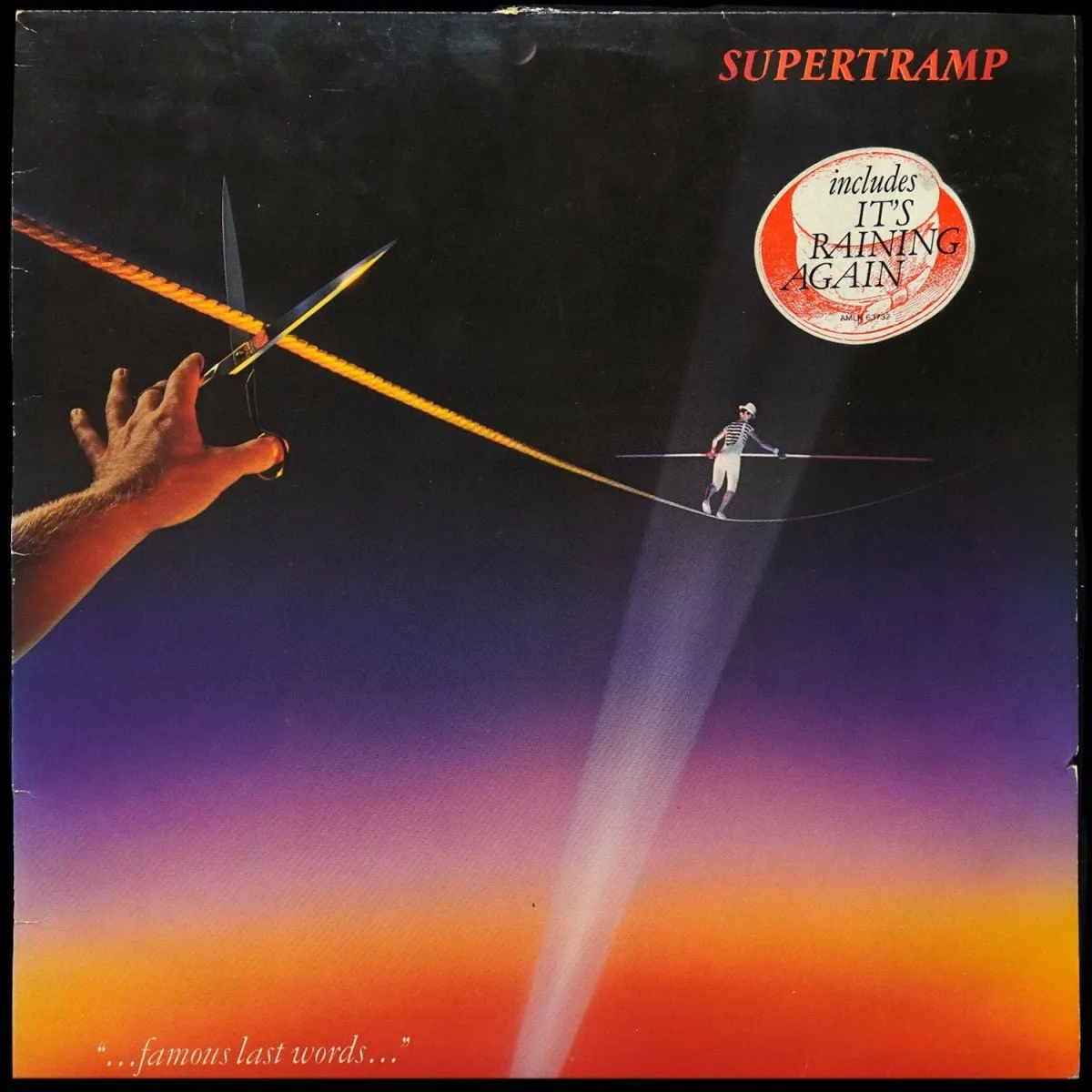 LP Supertramp — Famous Last Words фото