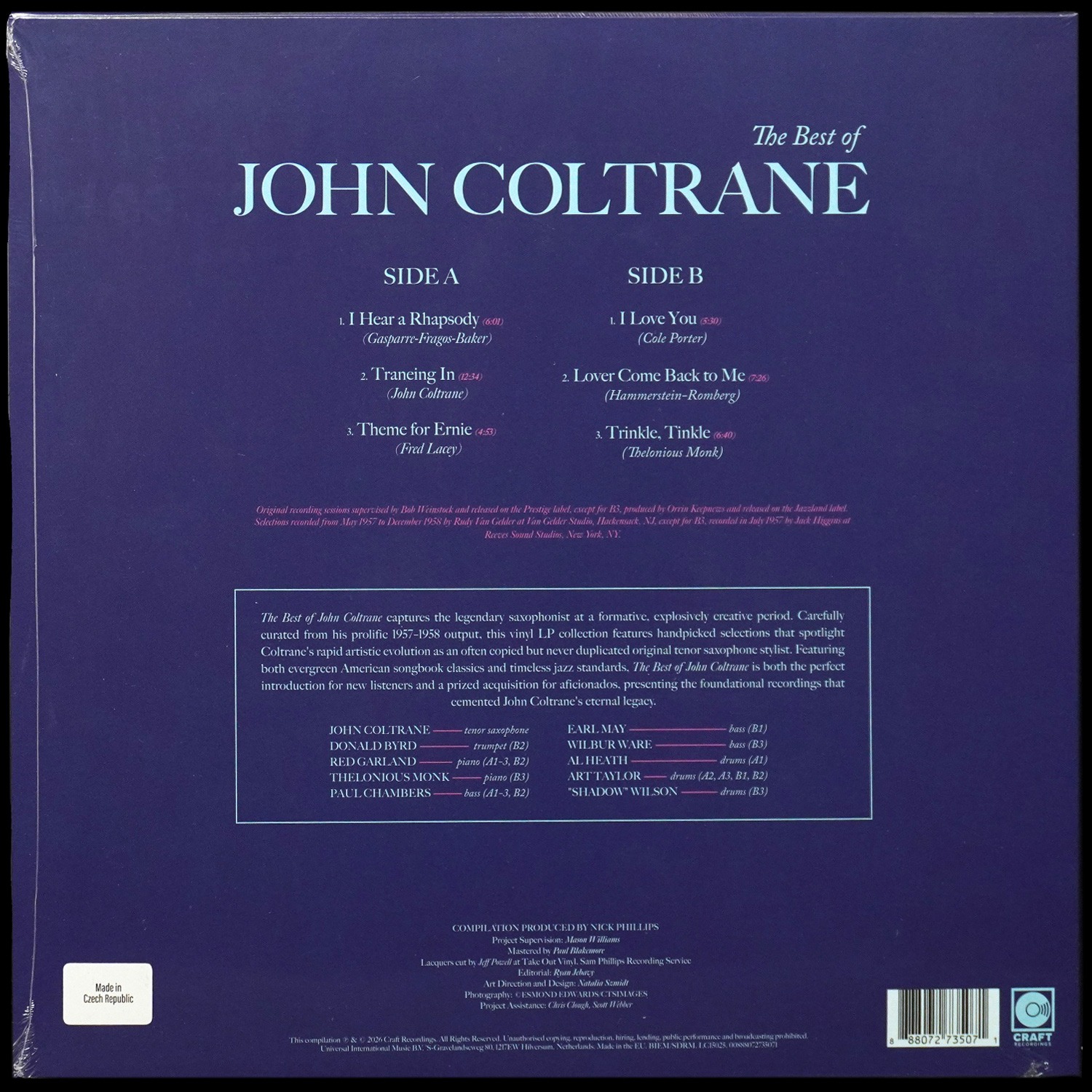 LP John Coltrane — Best of John Coltrane фото 2