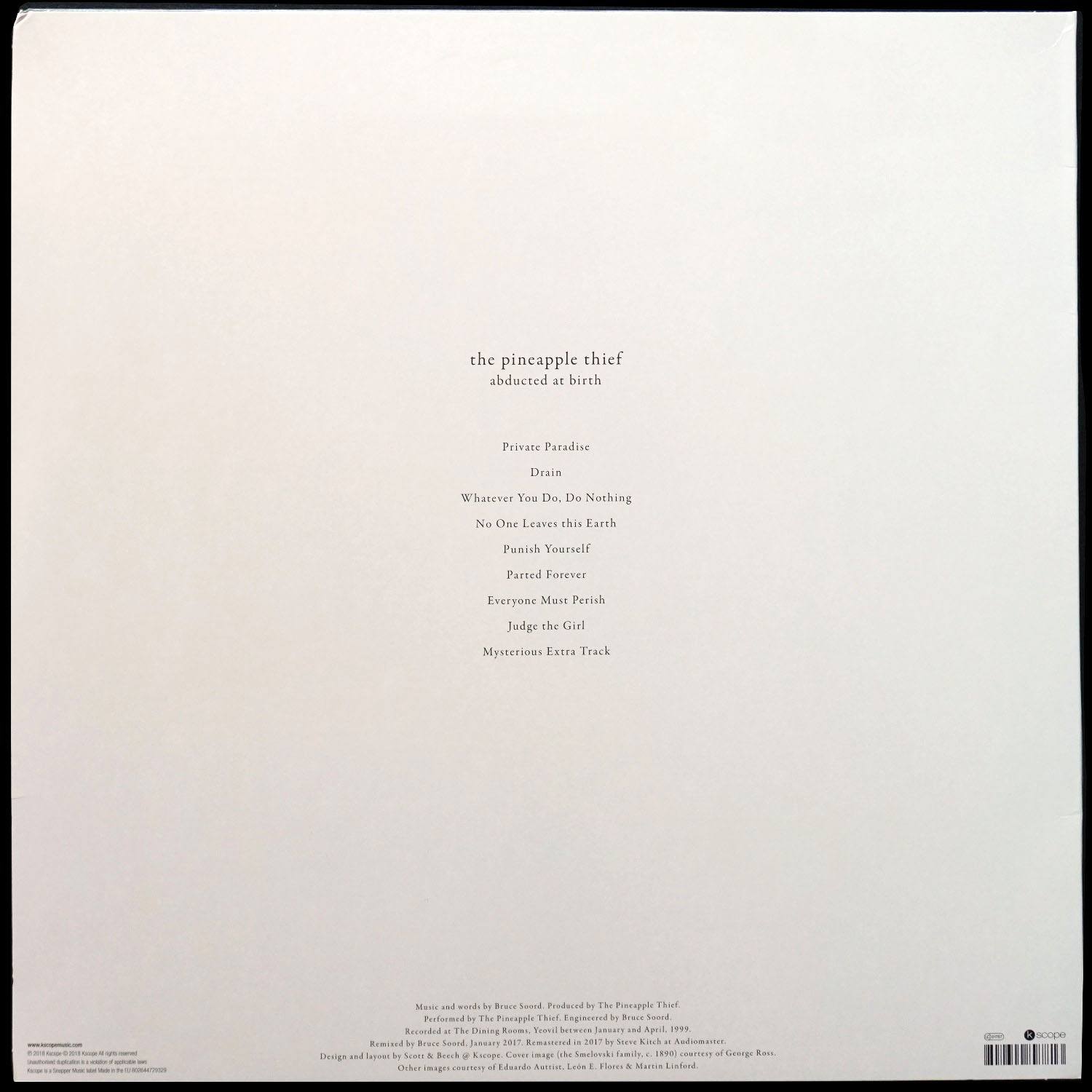 LP Pineapple Thief — Abducted At Birth (2LP) фото 2