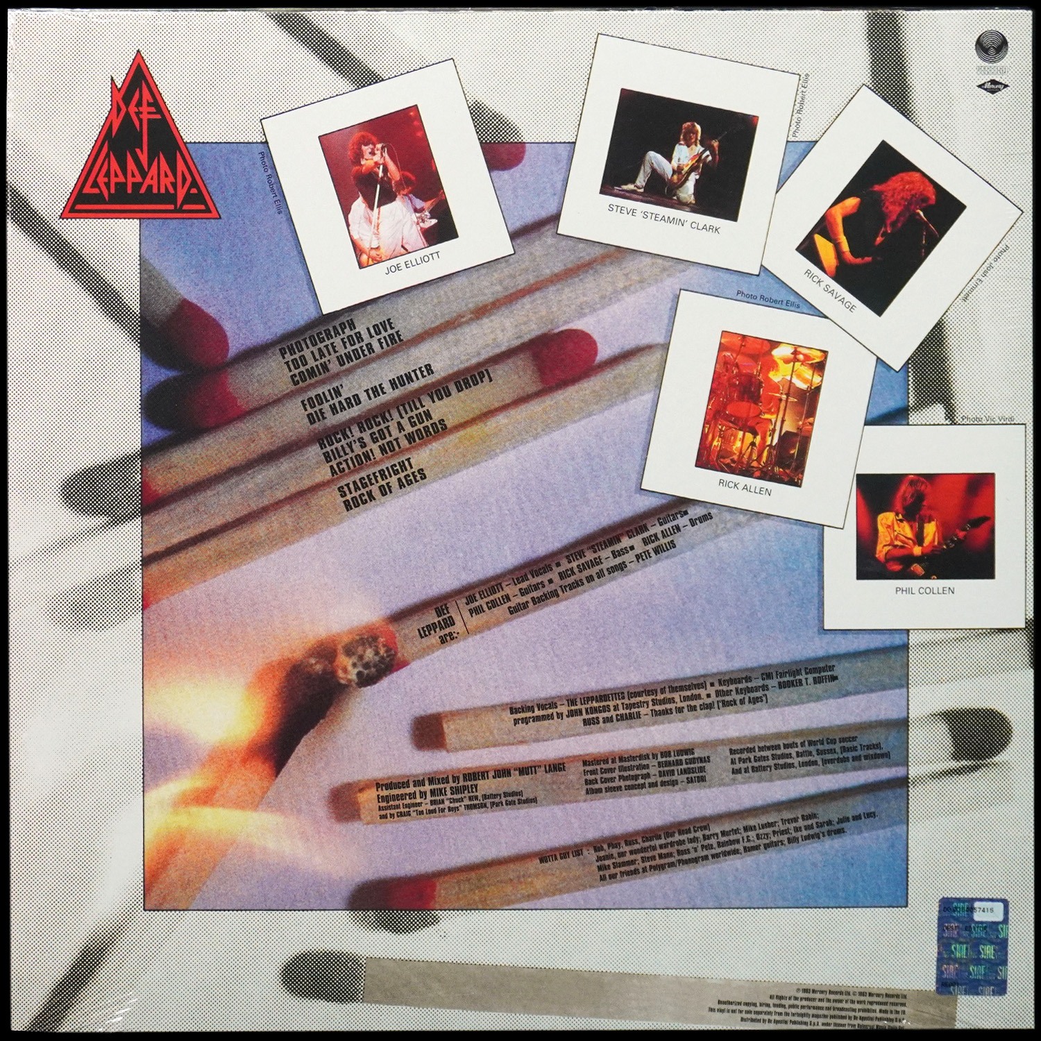 LP Def Leppard — Pyromania фото 2