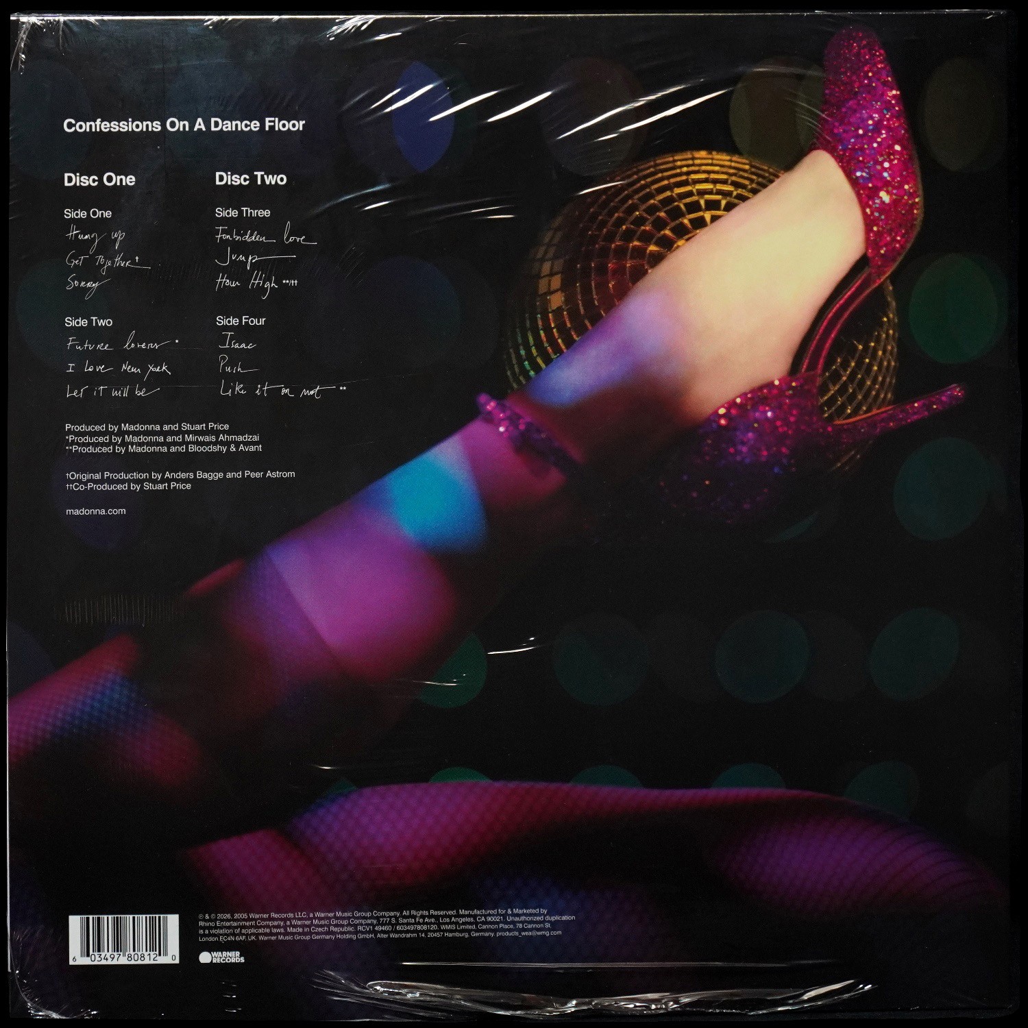 LP Madonna — Confessions On A Dance Floor (2LP,  цветной винил,  + постер) фото 2