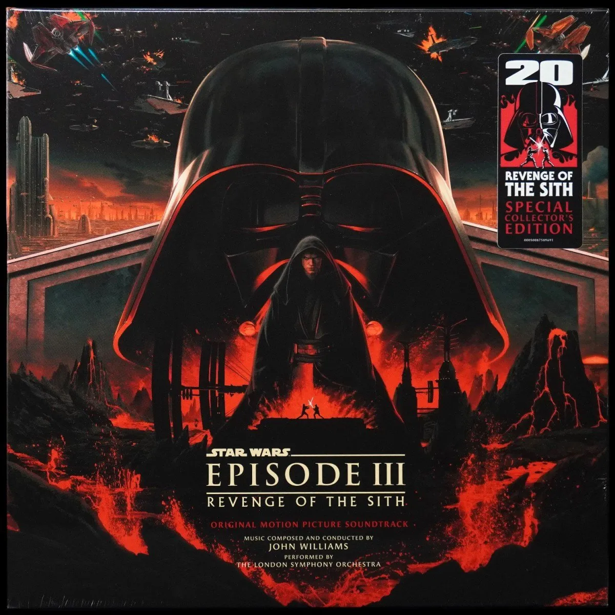 LP John Williams — Star Wars Episode III: Revenge Of The Sith (Original Motion Picture Soundtrack) (2LP, цветной винил) фото