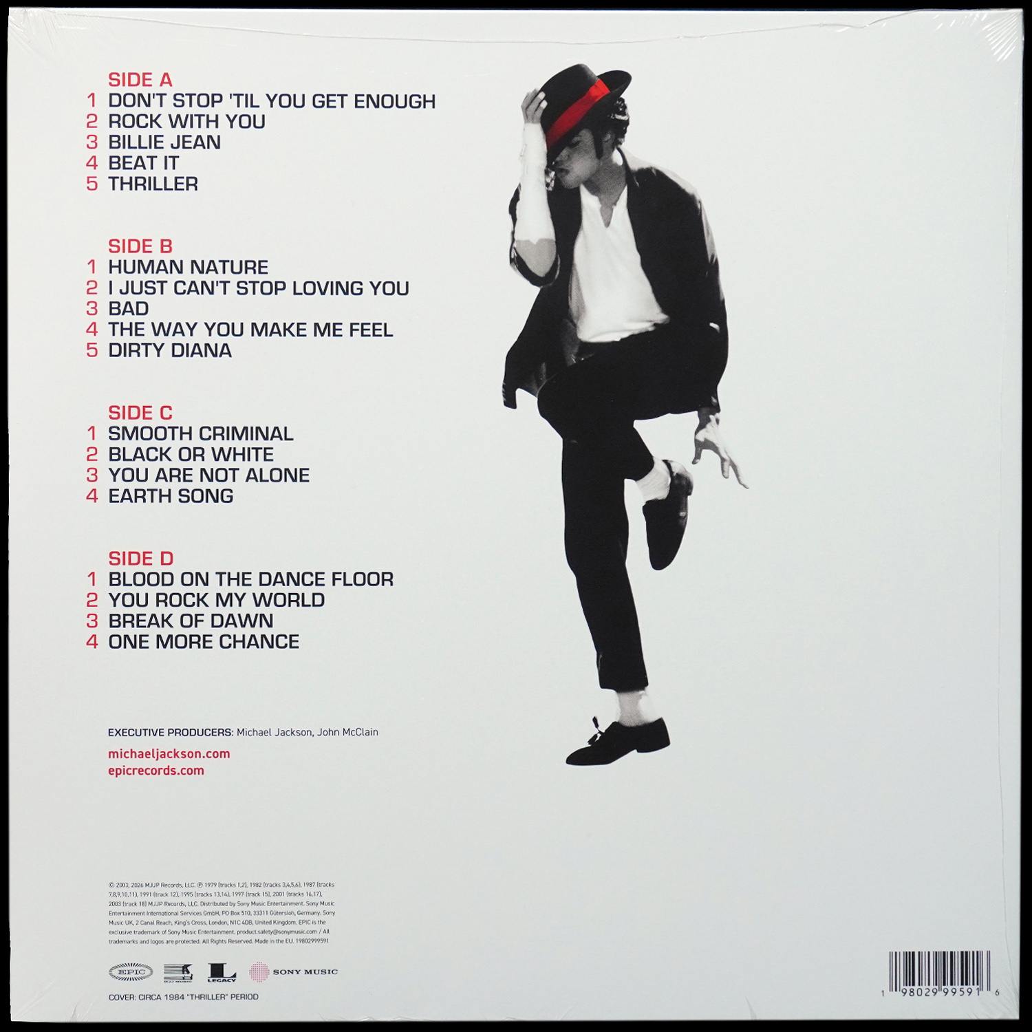 LP Michael Jackson — Number Ones (2LP) фото 2