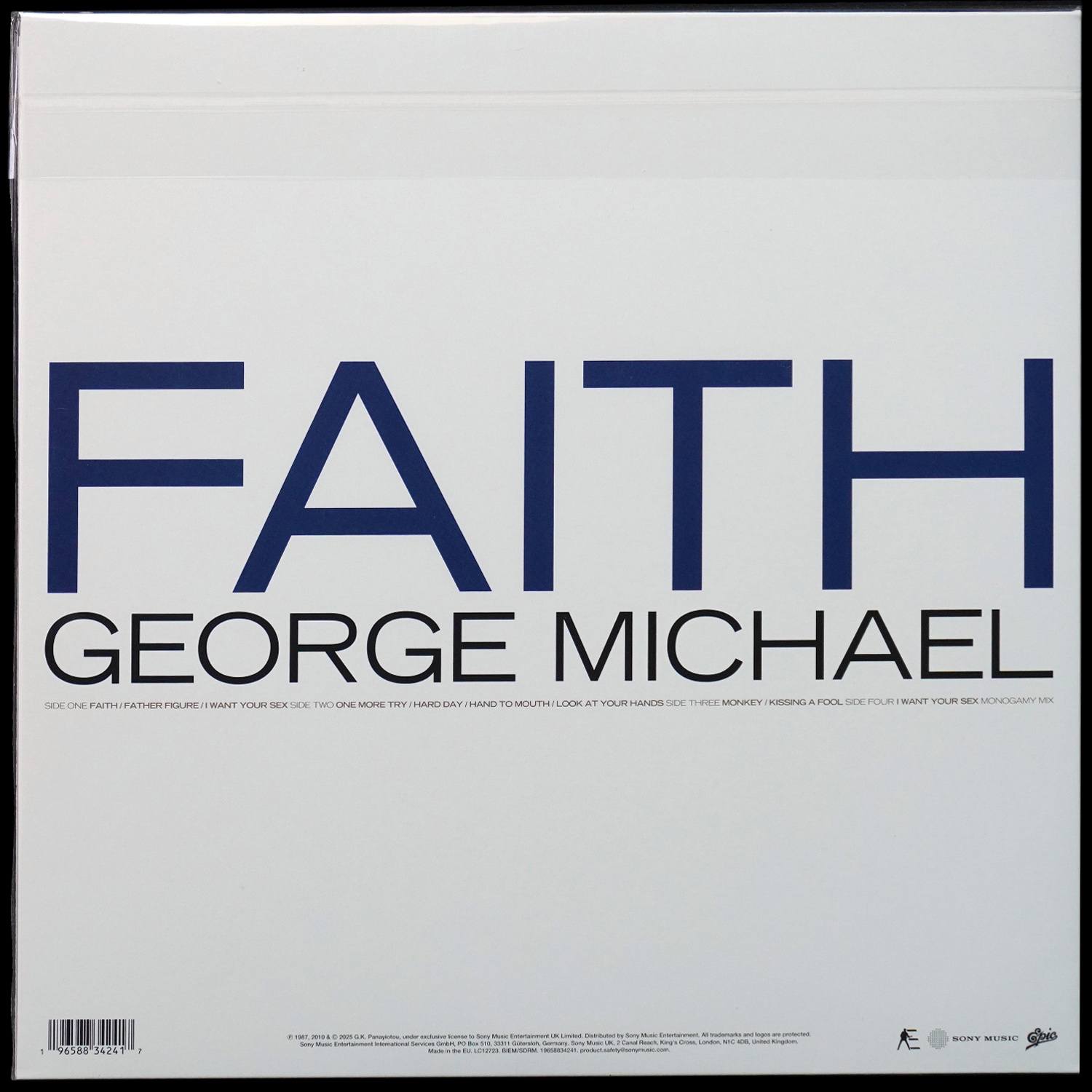 LP George Michael — Faith (2LP) фото 2