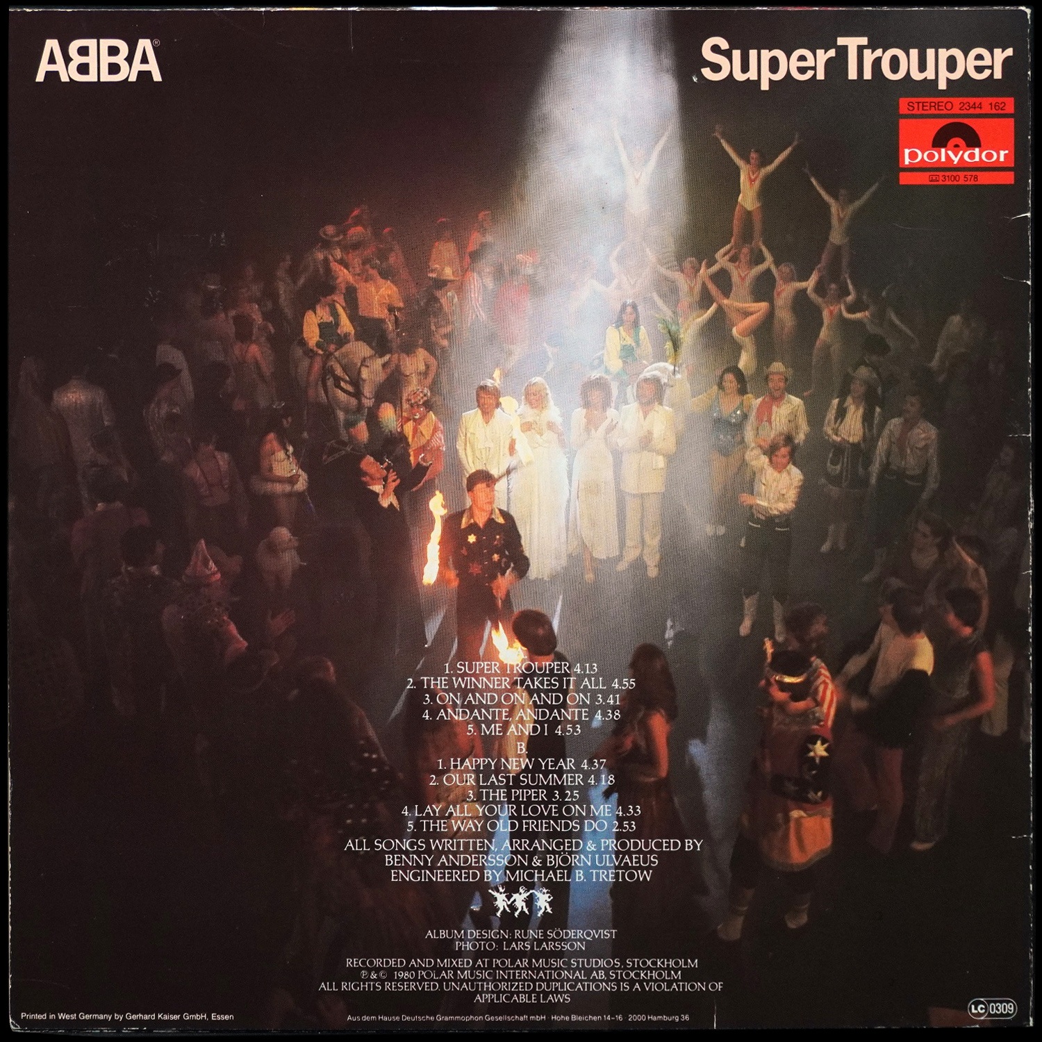 LP Abba — Super Trouper фото 2