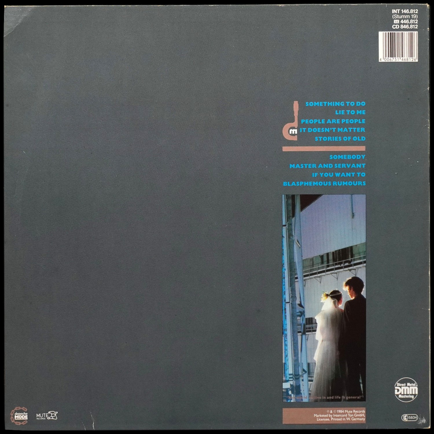 LP Depeche Mode — Some Great Reward (цветной винил) фото 2