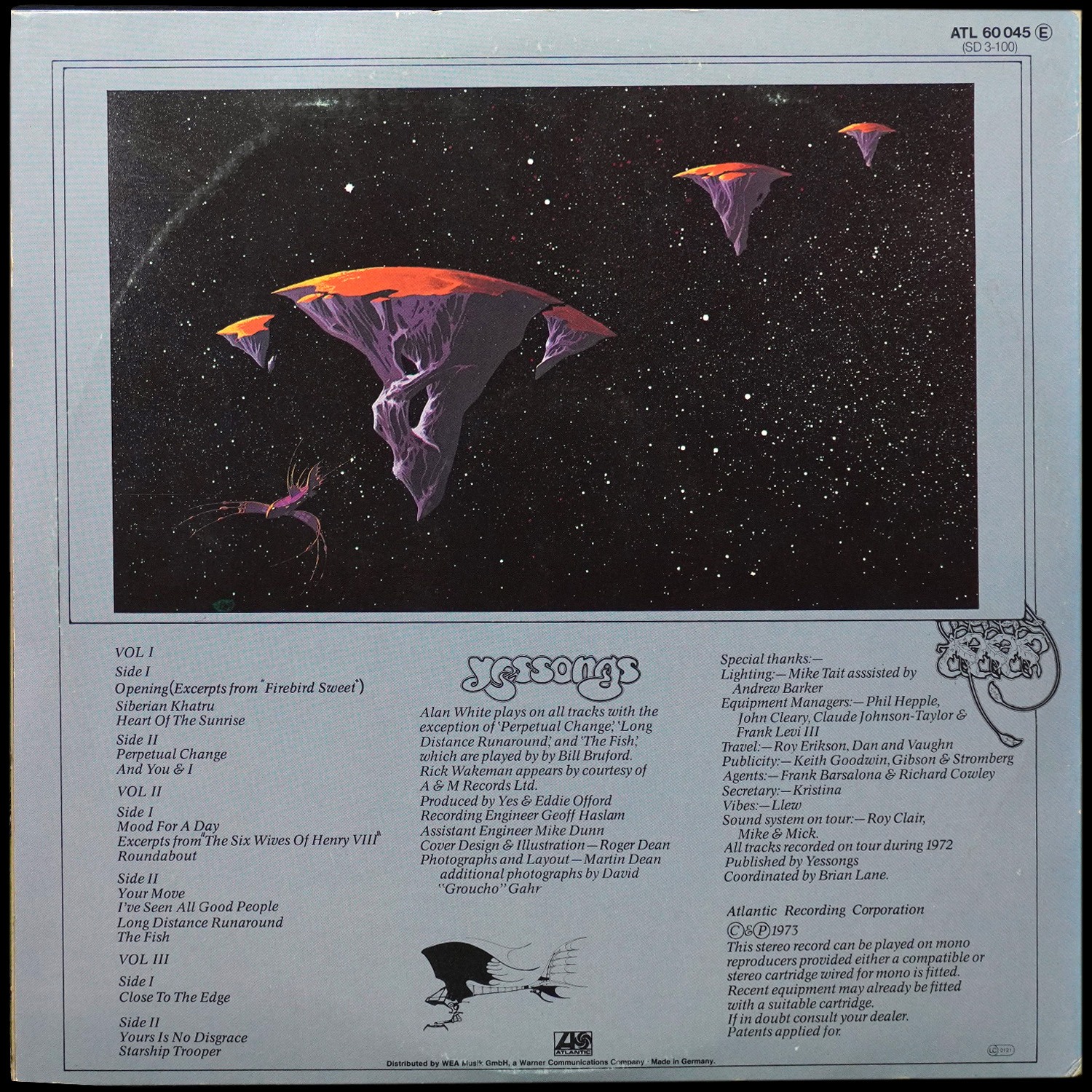 LP Yes — Yessongs (3LP) фото 2