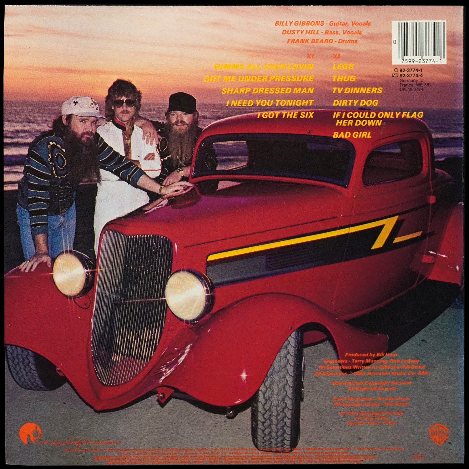 LP ZZ Top — Eliminator фото 2