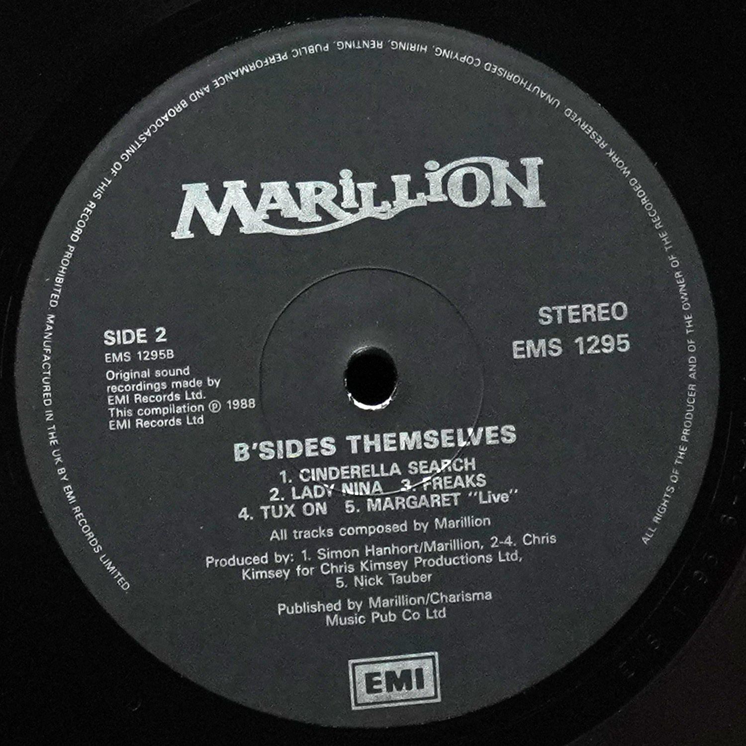 LP Marillion — B'Sides Themselves фото 4