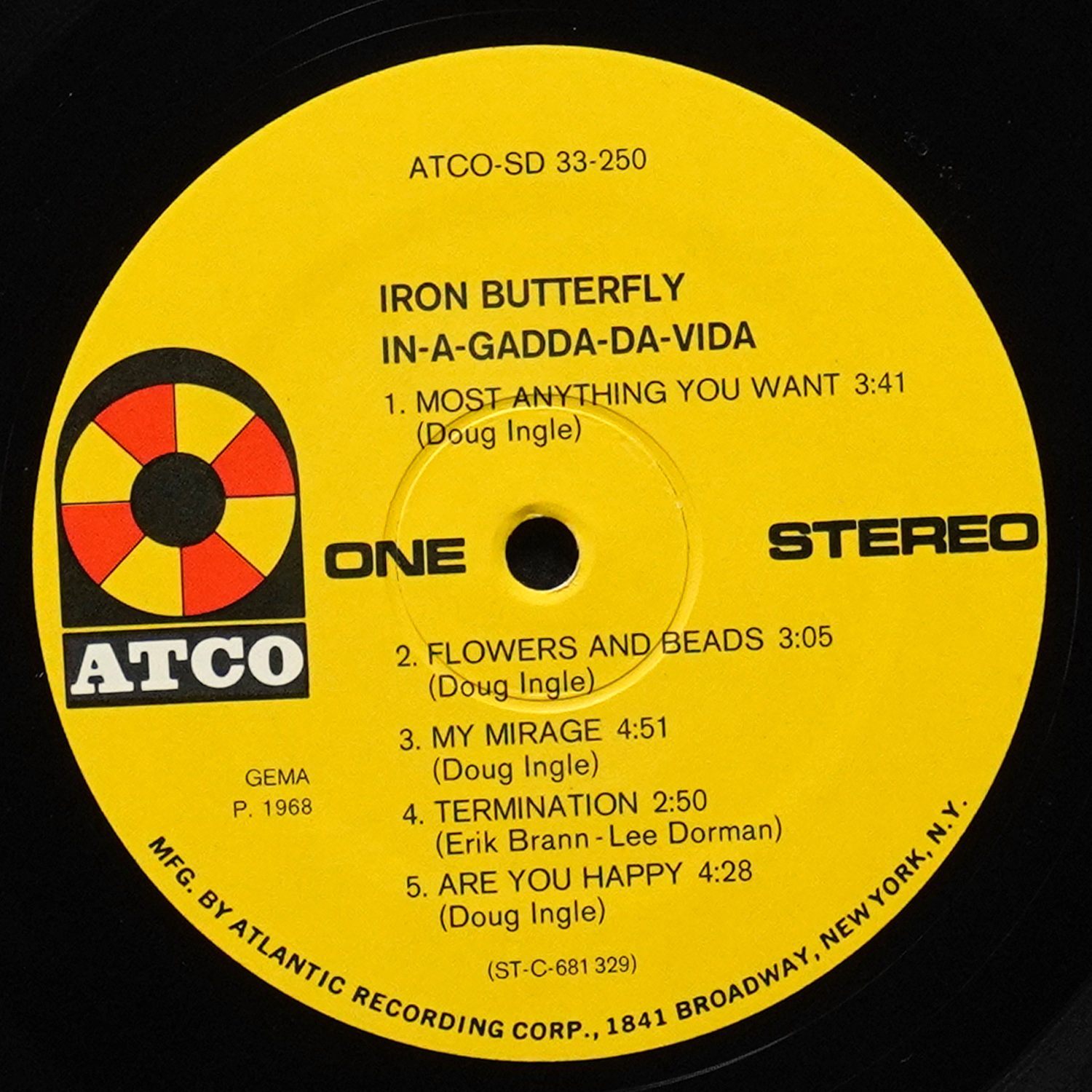 LP Iron Butterfly — In-A-Gadda-Da-Vida фото 3