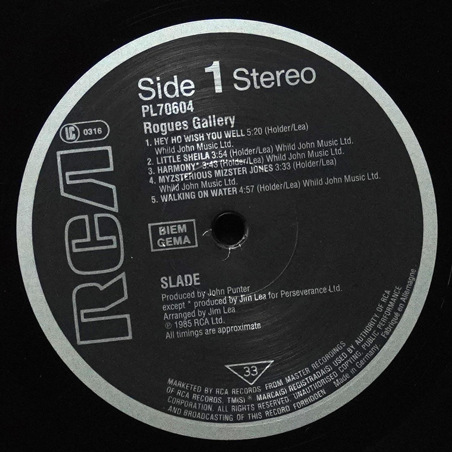 LP Slade — Rogues Gallery фото 3