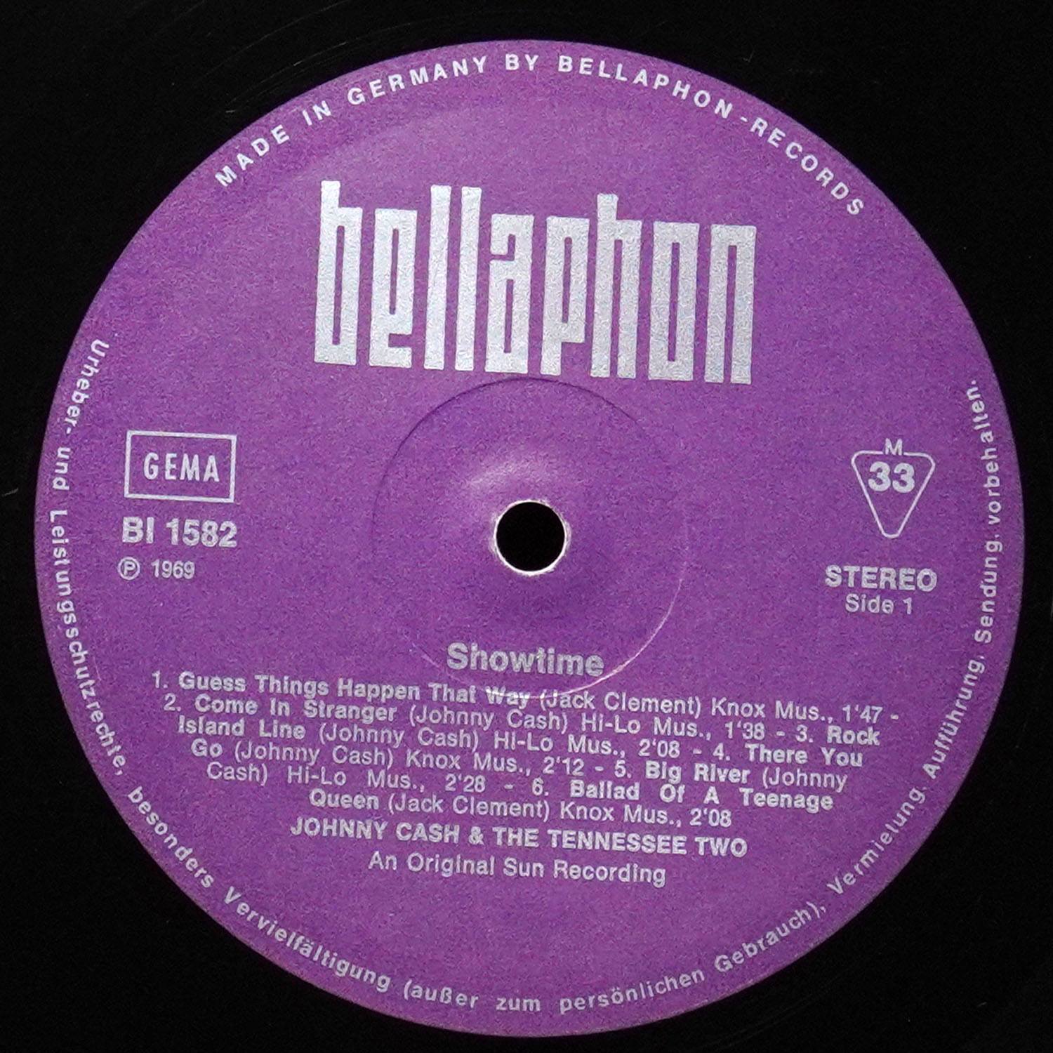 LP Johnny Cash — Show Time фото 2