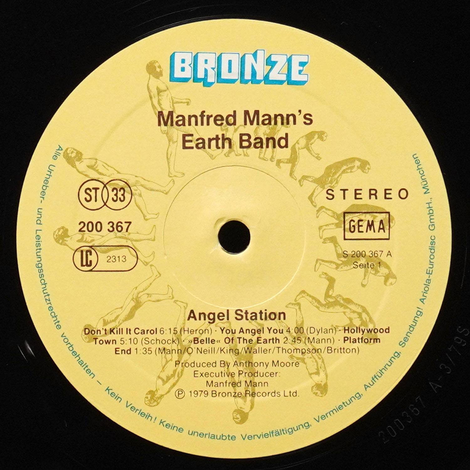 LP Manfred Mann's Earth Band — Angel Station фото 3
