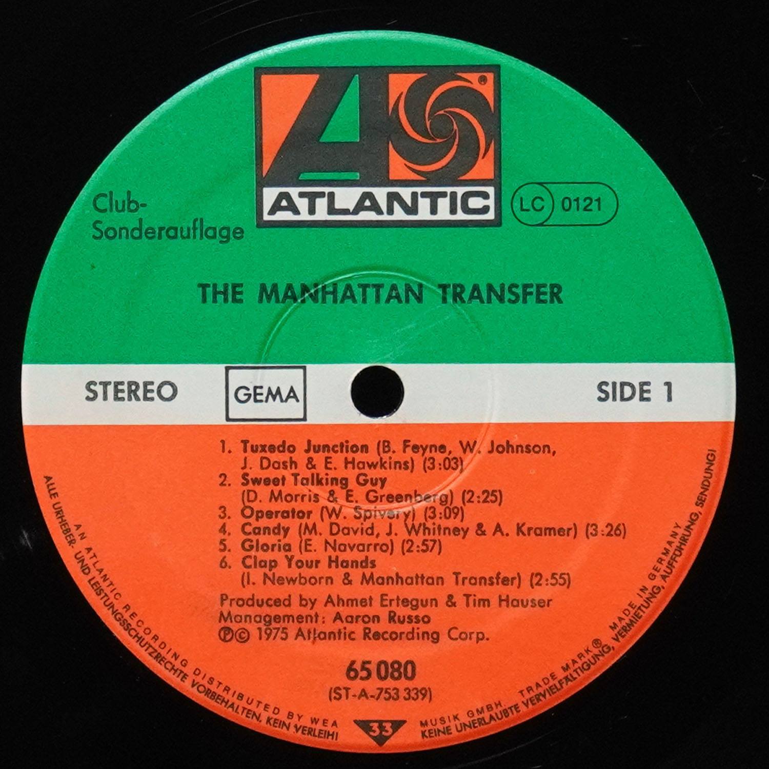 LP Manhattan Transfer — Manhattan Transfer (клубное издание) фото 2