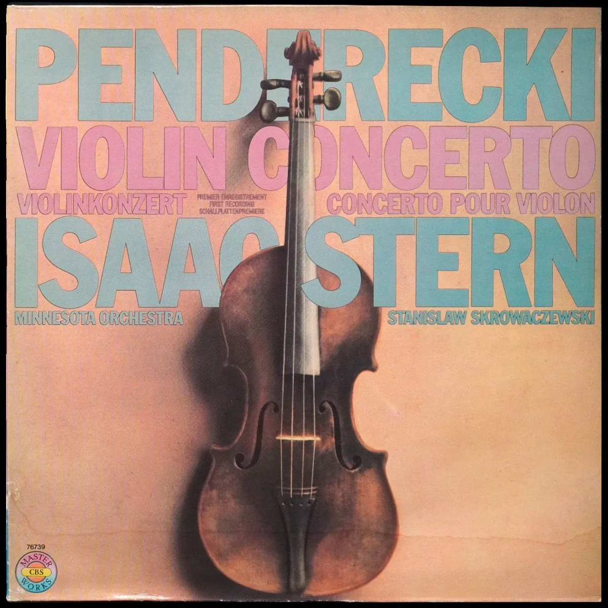 LP Stanislaw Skrowaczewski — Penderecki: Violin Concerto фото