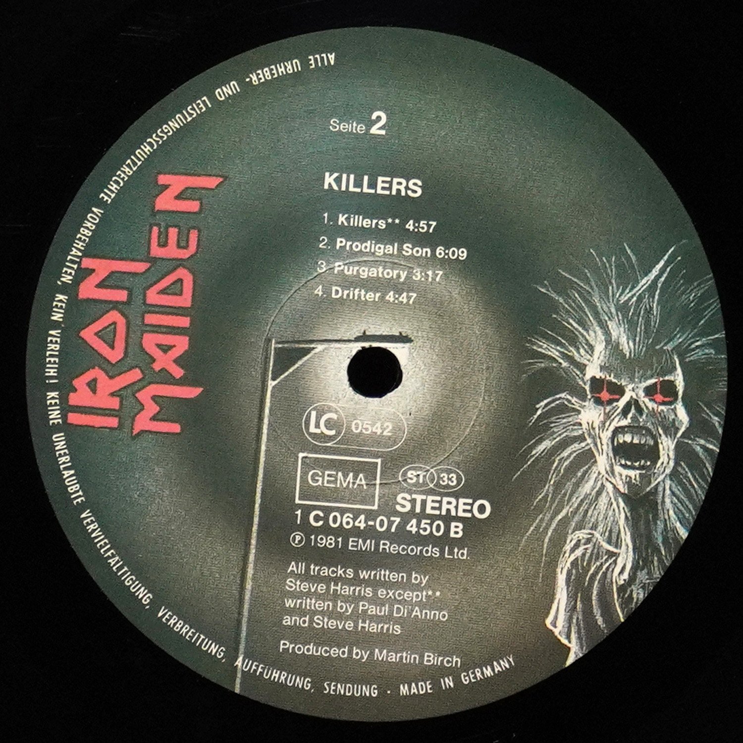 LP Iron Maiden — Killers фото 4