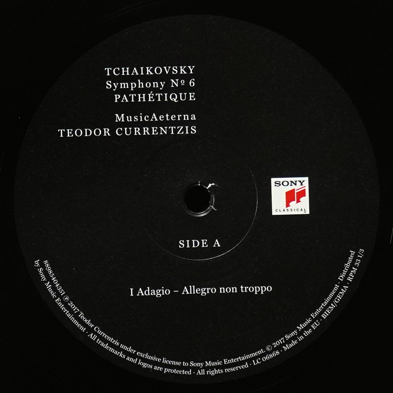 LP Teodor Currentzis — Tchaikovsky: Symphony N 6 Pathetique фото 3