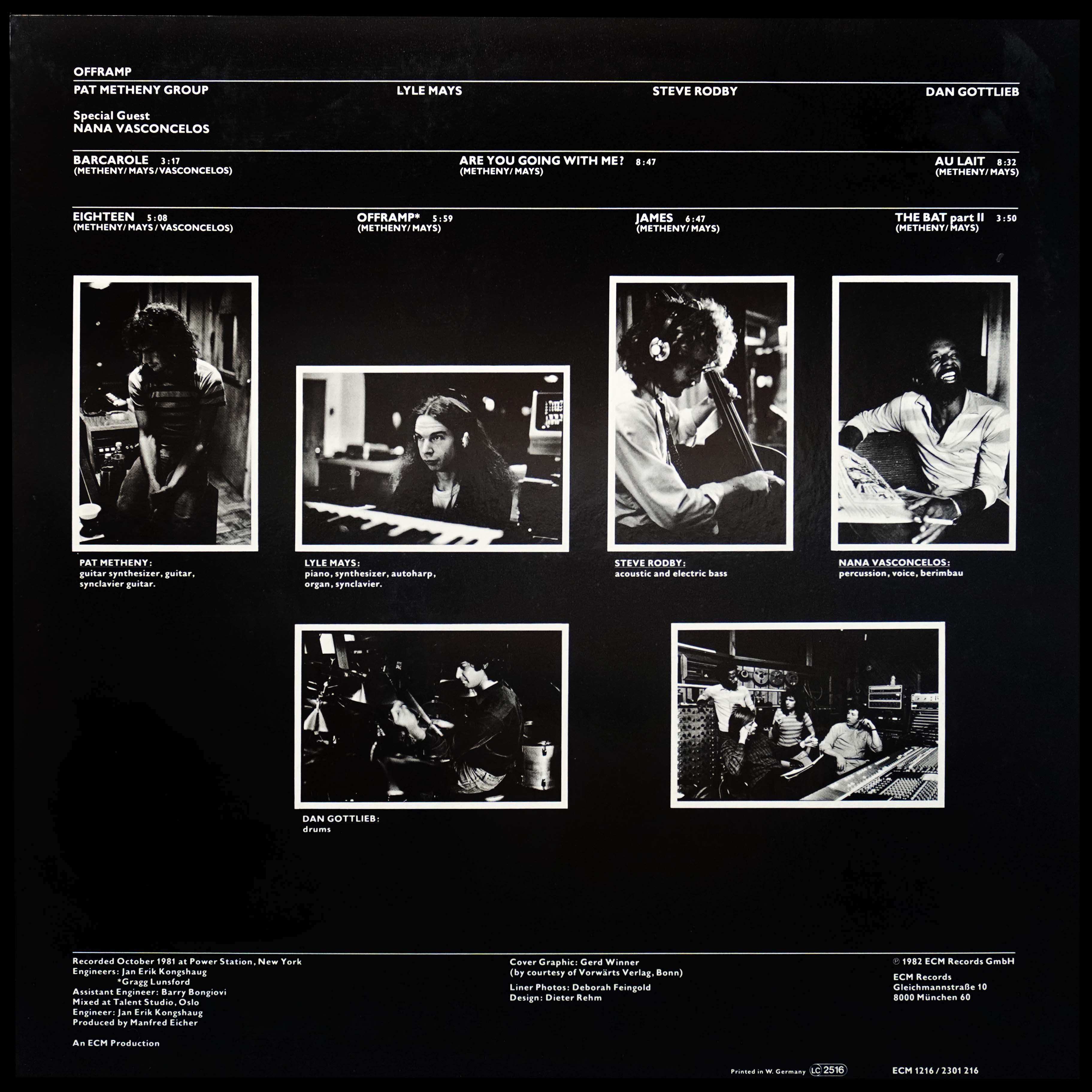 LP Pat Metheny Group — Offramp фото 2