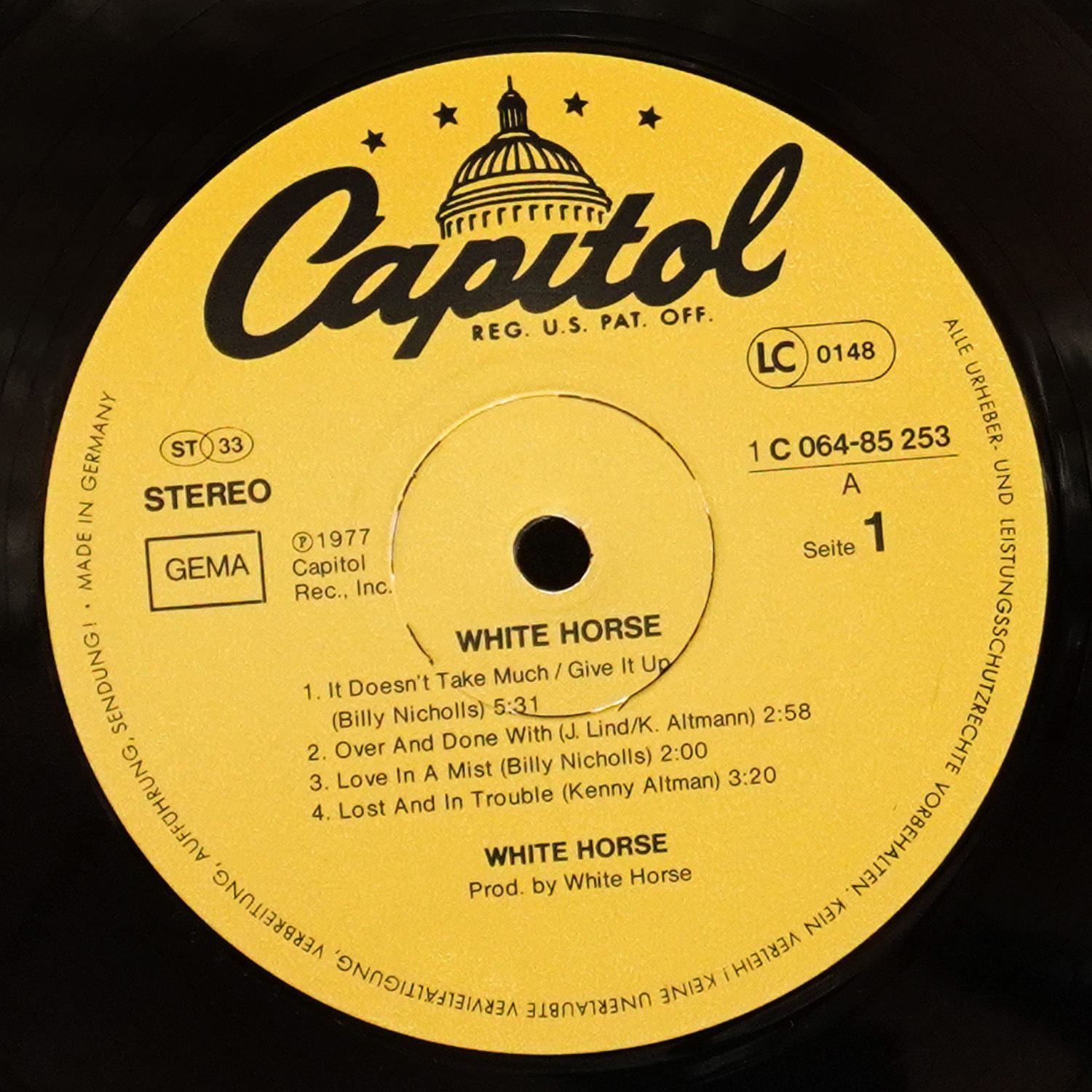 LP White Horse — White Horse фото 2