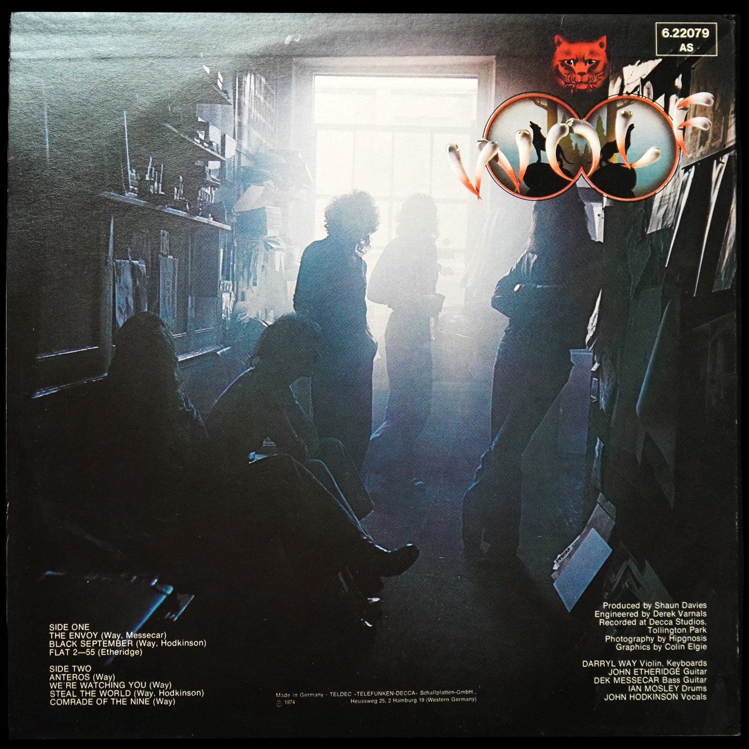 LP Darryl Way's Wolf — Night Music фото 2