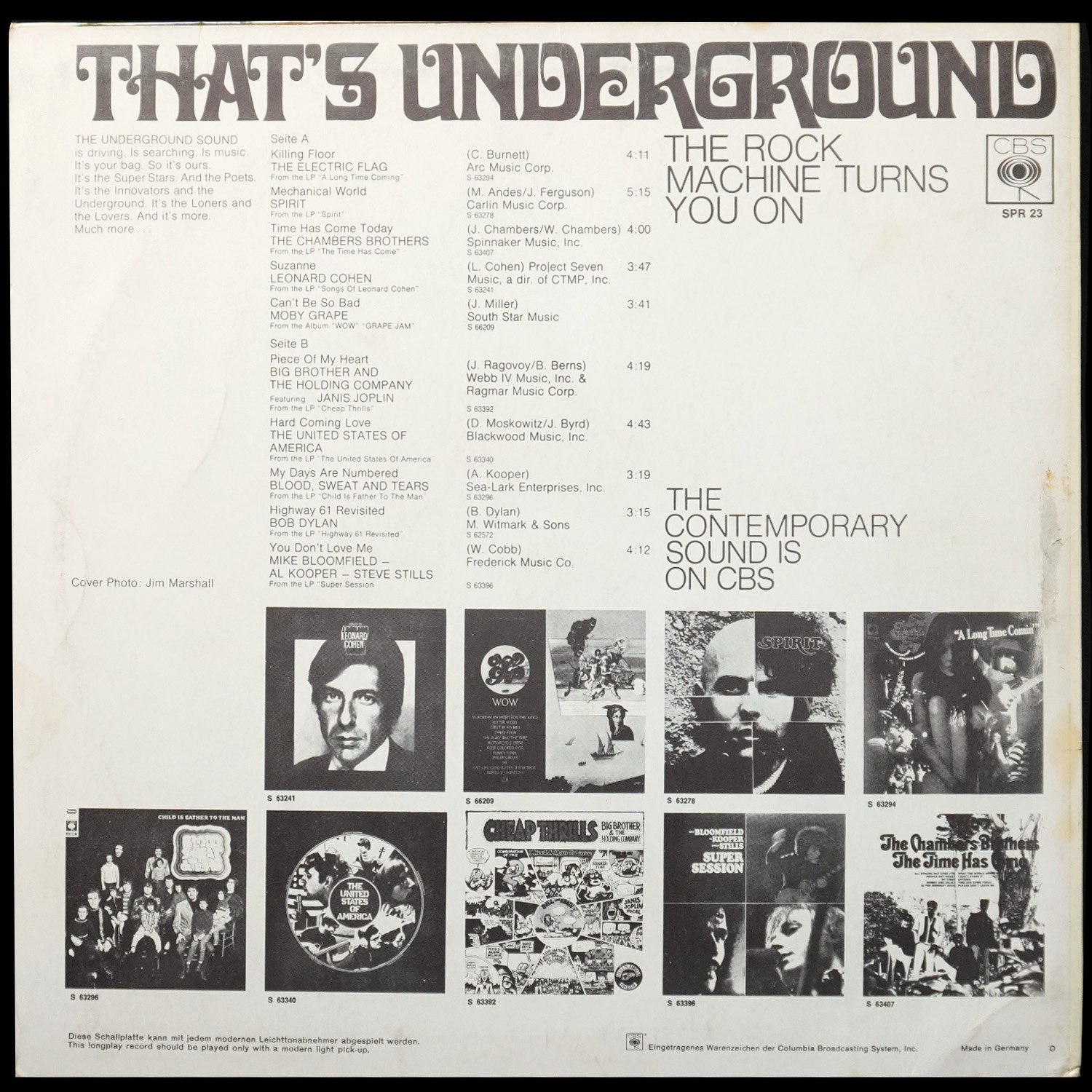 LP V/A — That's Underground (цветной винил) фото 2
