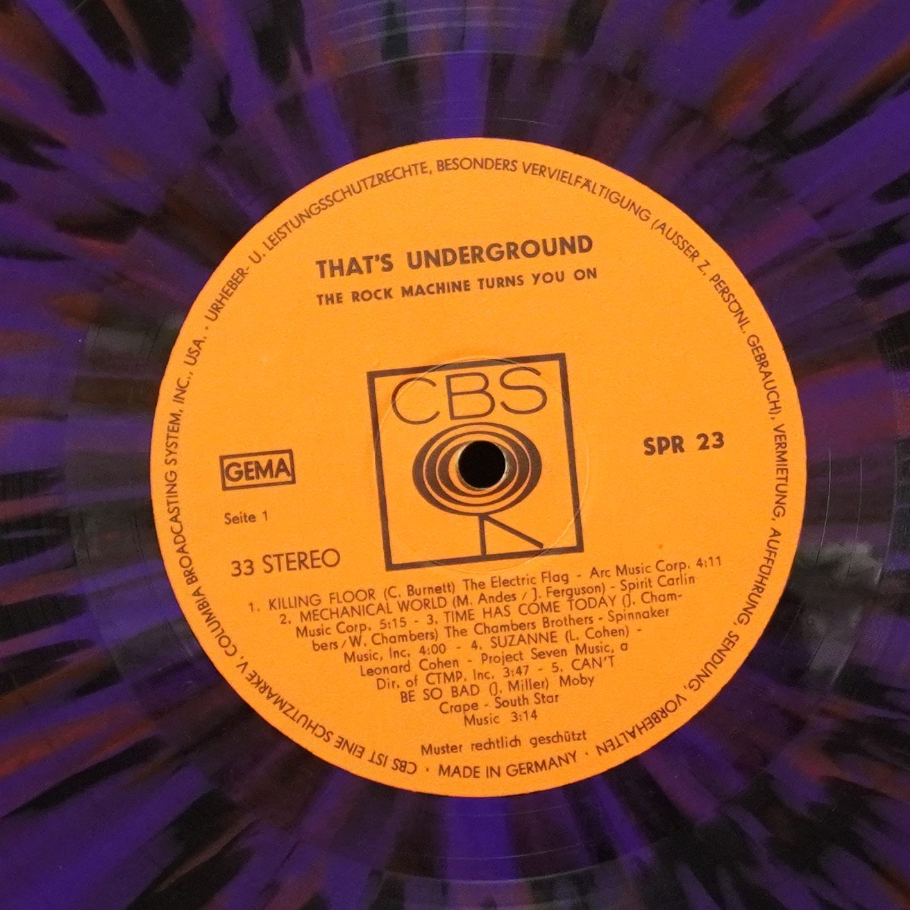 LP V/A — That's Underground (цветной винил) фото 3