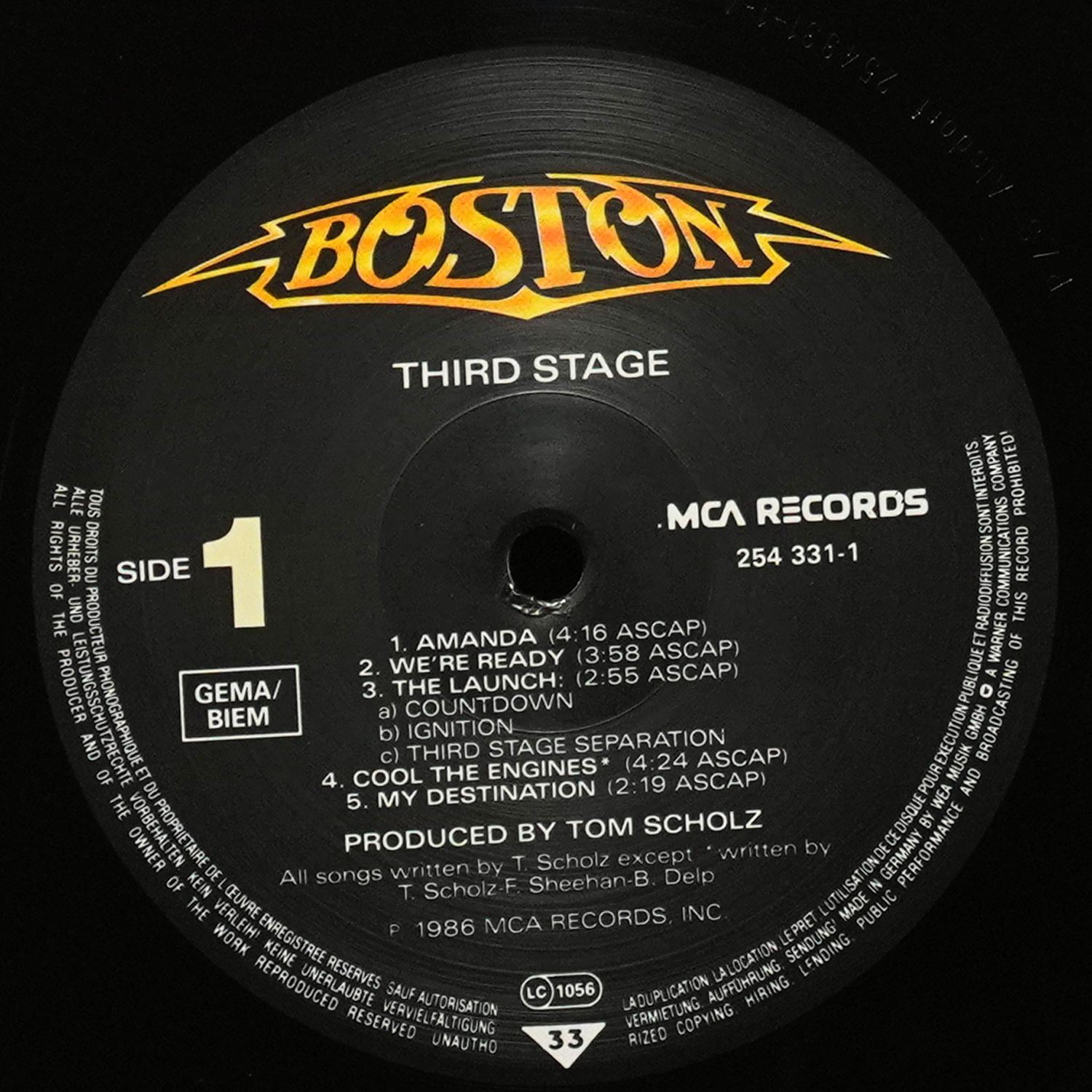 LP Boston — Third Stage фото 3
