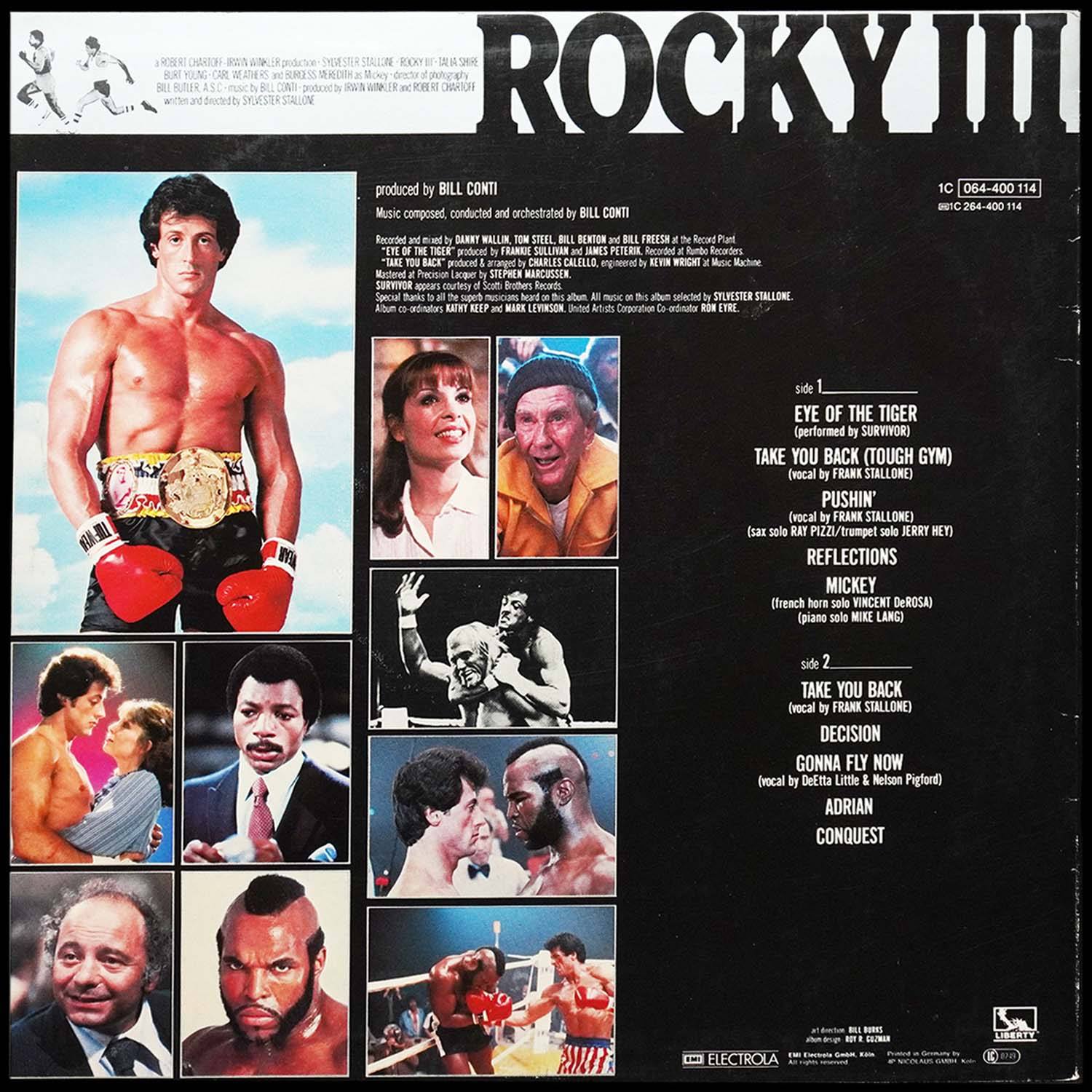 LP Bill Conti — Rocky III (Original Motion Picture Score) фото 2