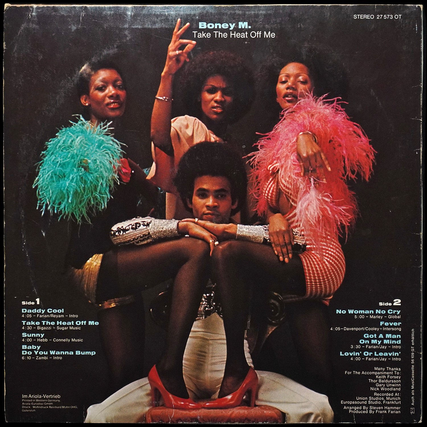LP Boney M — Take The Heat Off Me фото 2