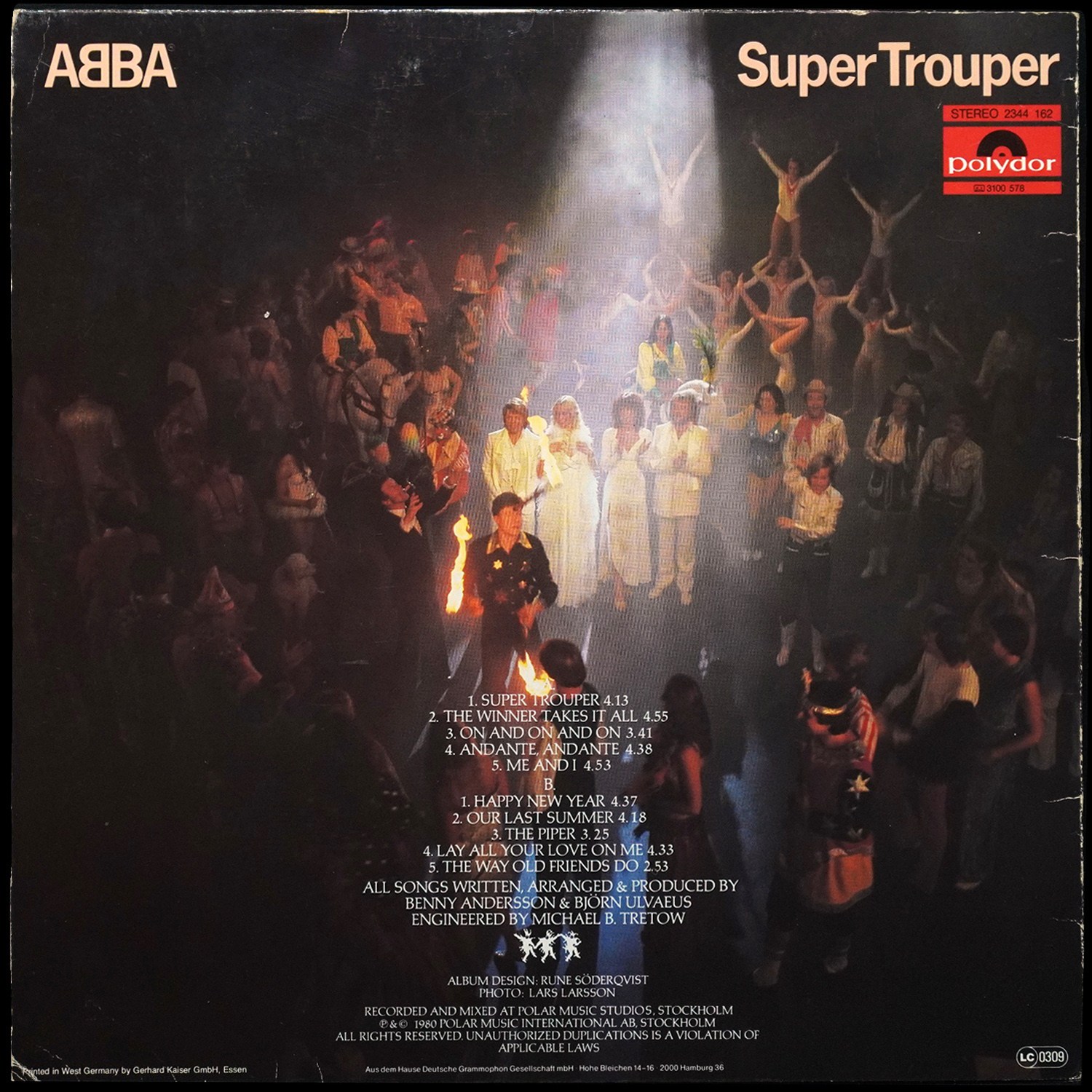 LP Abba — Super Trouper фото 2