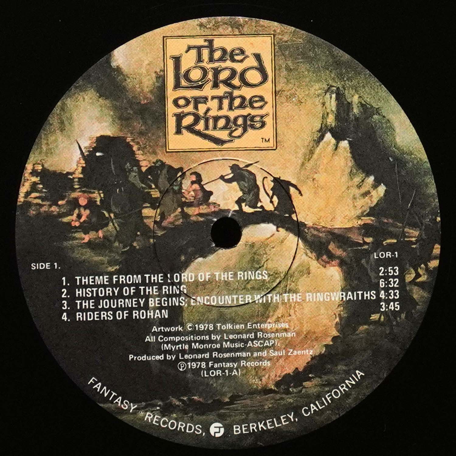 LP Leonard Rosenman — Lord Of The Rings (2LP) фото 3