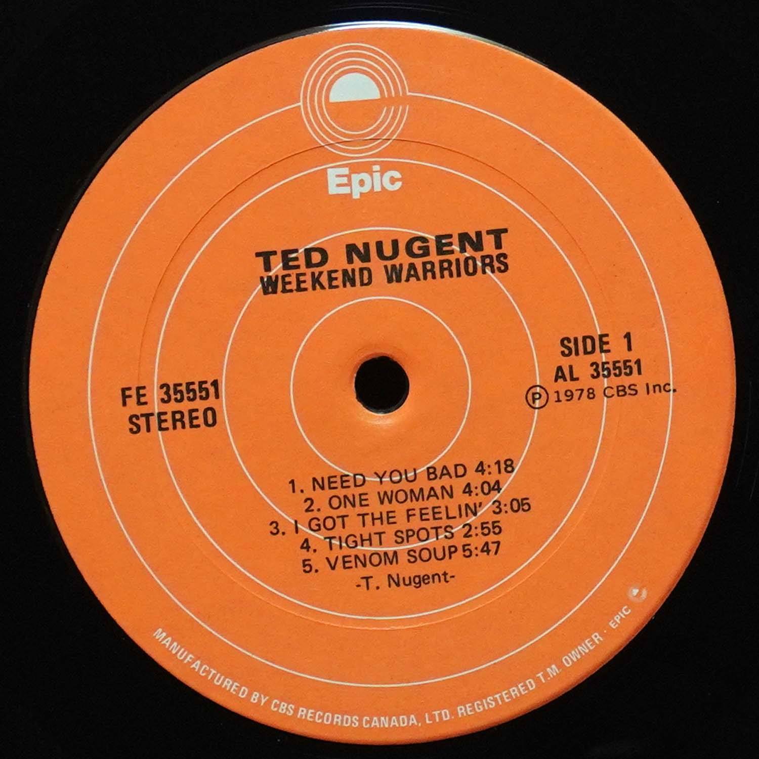 LP Ted Nugent — Weekend Warriors фото 2