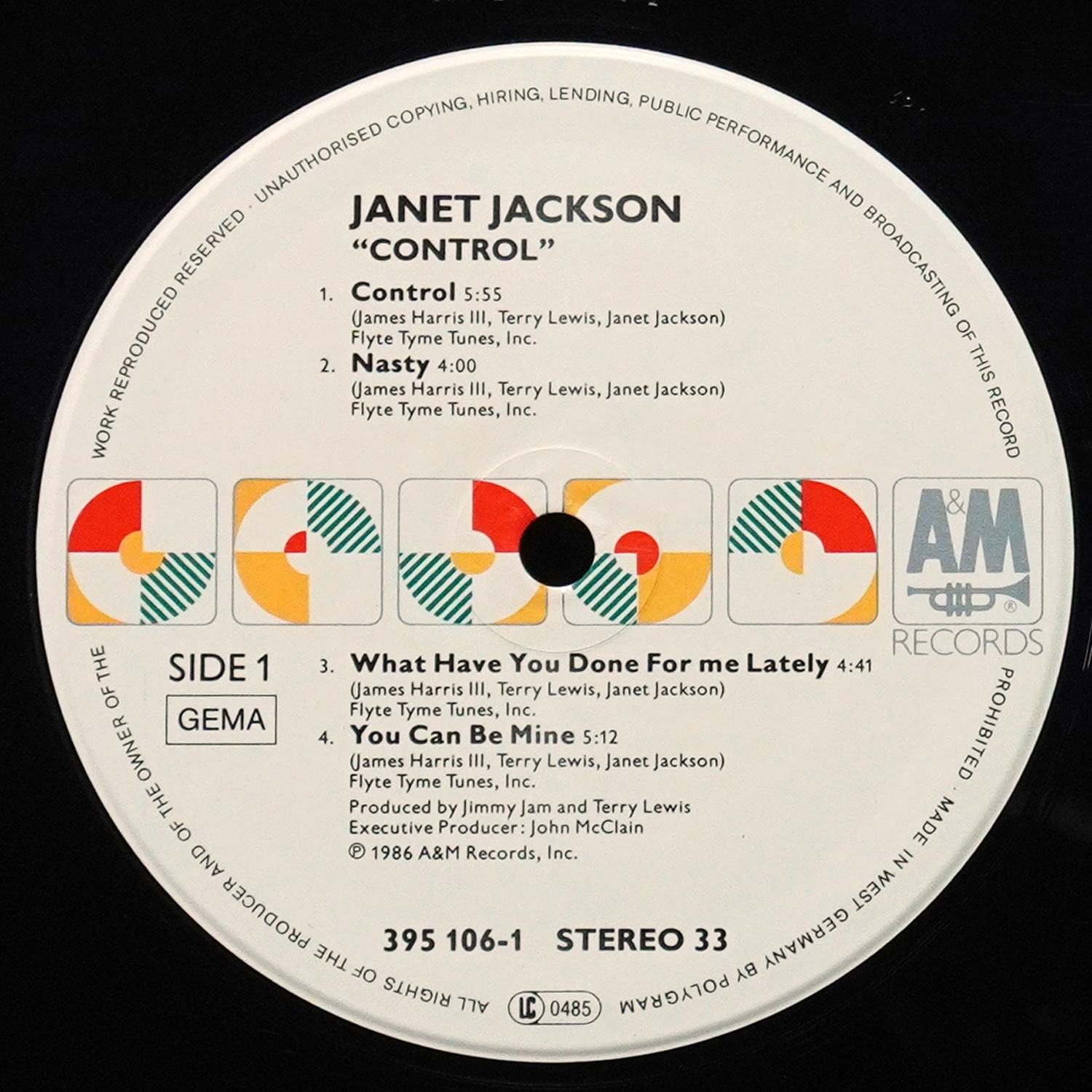 LP Janet Jackson — Control фото 3