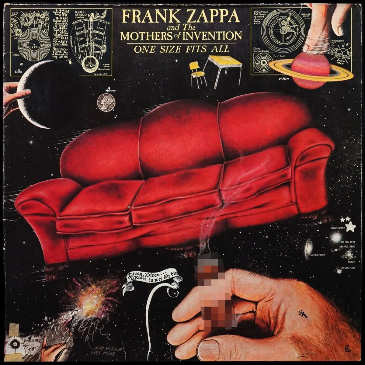 LP Frank Zappa — One Size Fits All фото