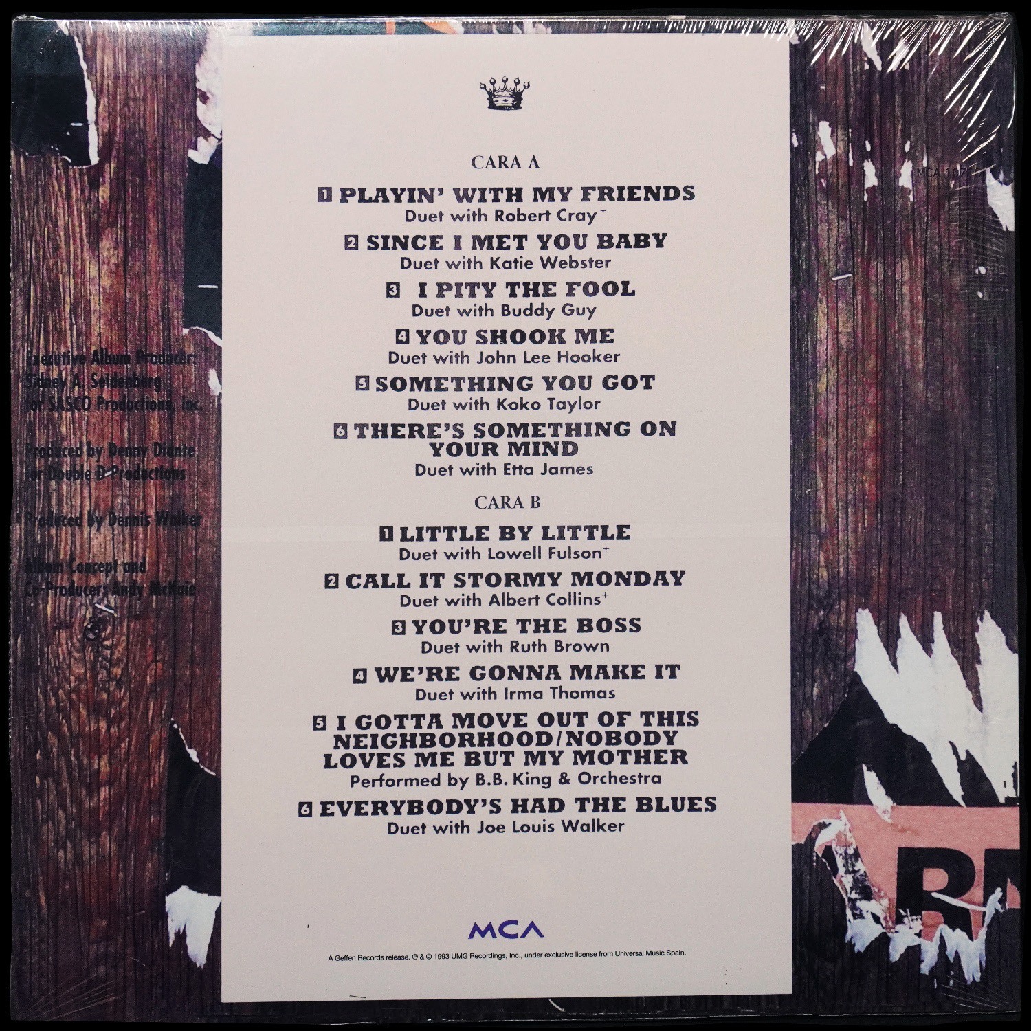 LP B.B. King — Blues Summit фото 2