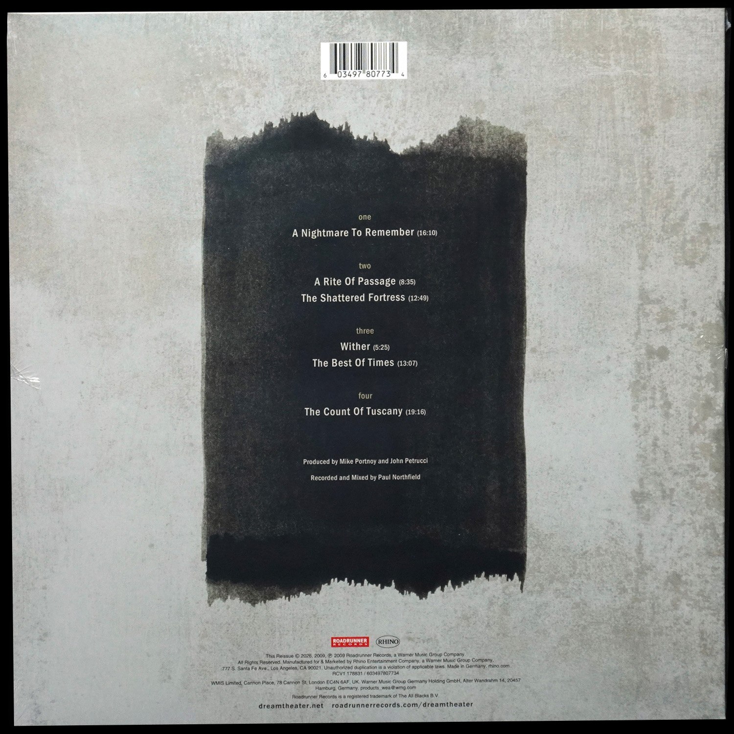 LP Dream Theater — Black Clouds & Silver Linings (2LP, цветной винил) фото 2