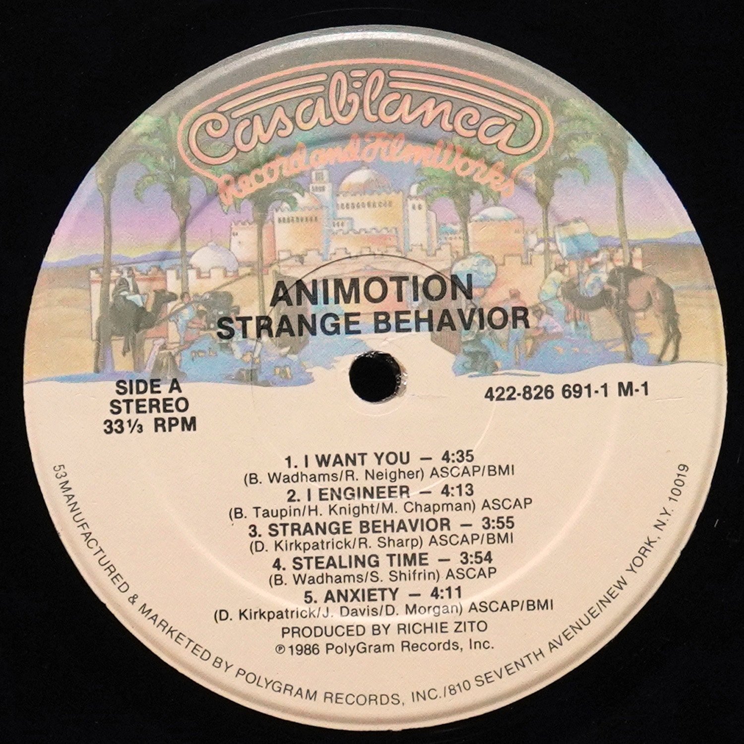 LP Animotion — Strange Behavior фото 2