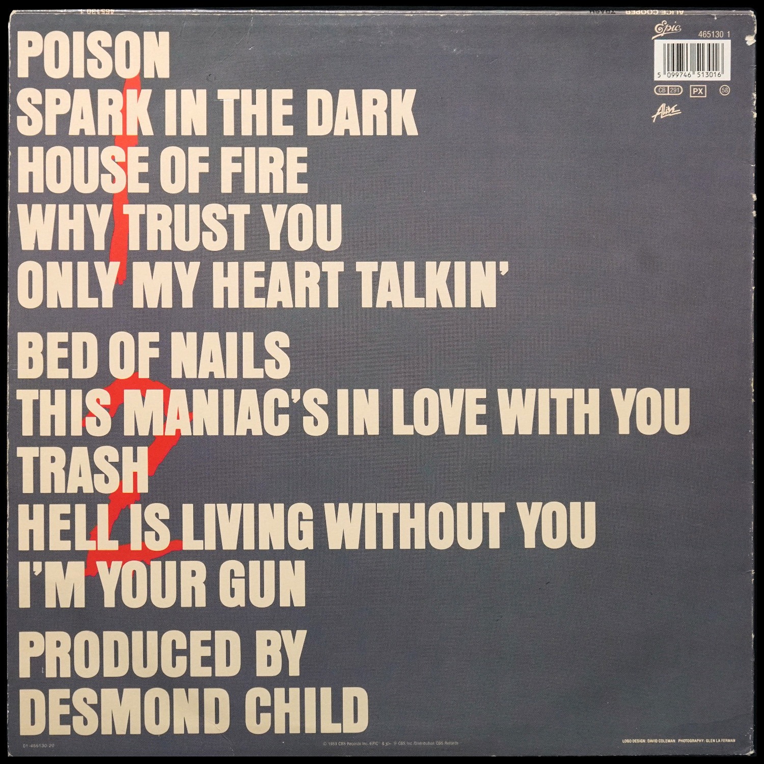 LP Alice Cooper — Trash фото 2