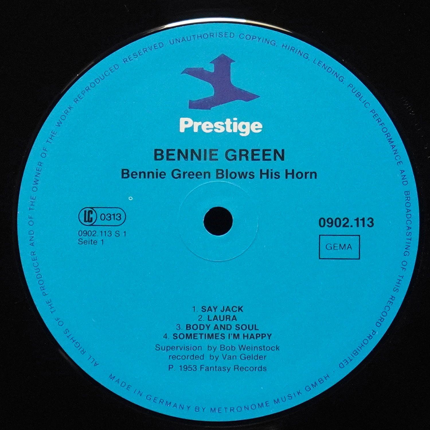 LP Bennie Green — Blows His Horn фото 3
