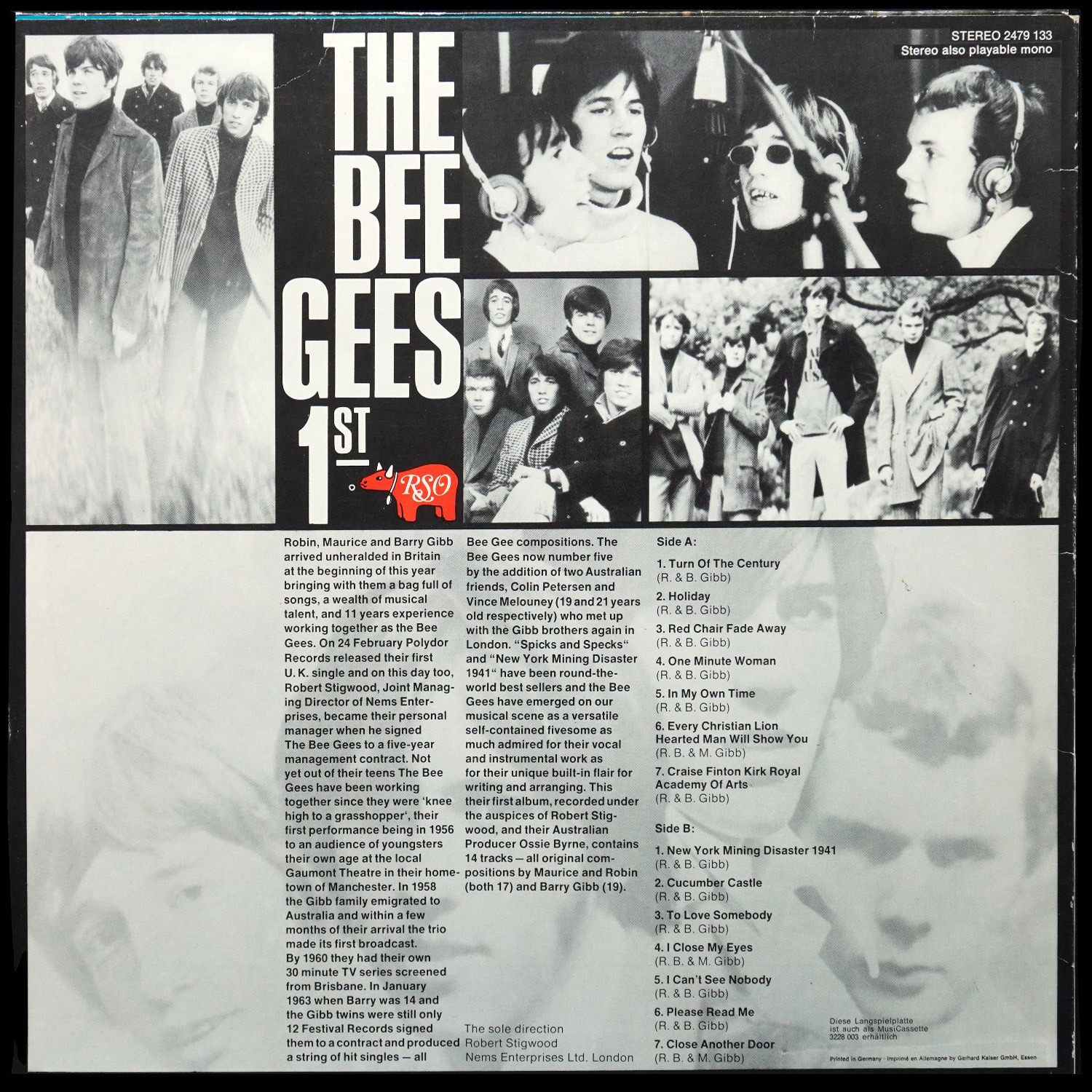 LP Bee Gees — Bee Gees' 1st фото 2