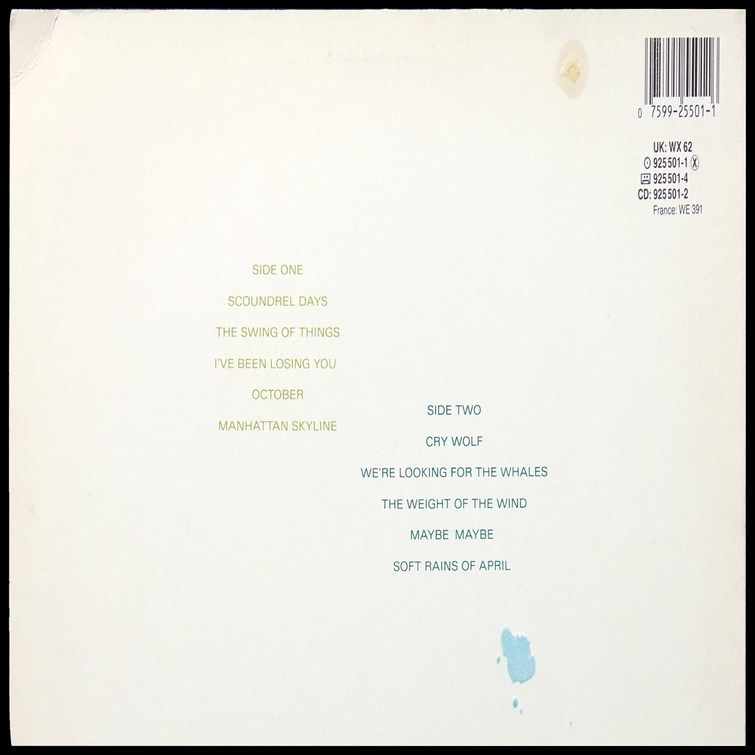LP A-ha — Scoundrel Days фото 2