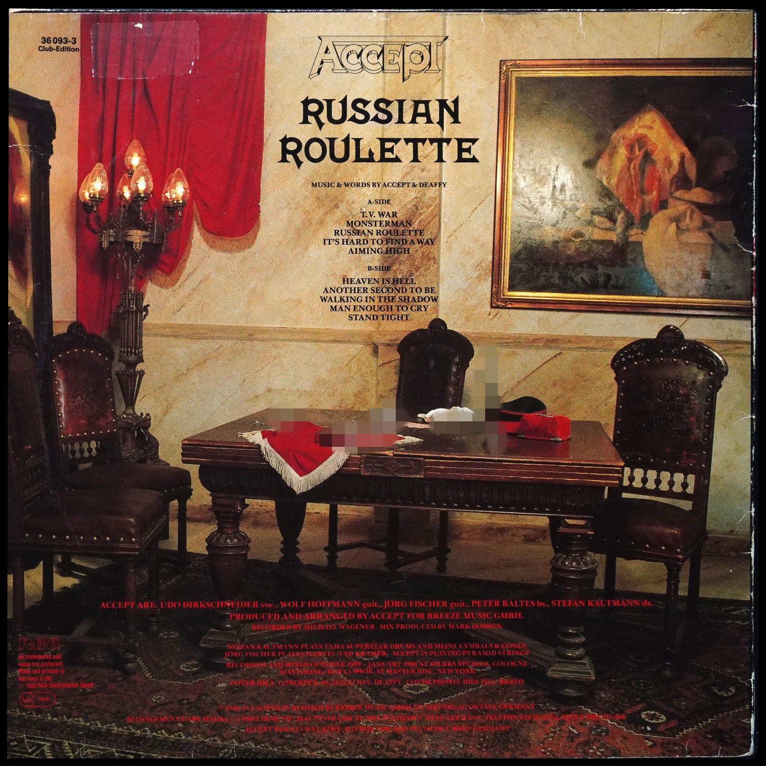 LP Accept — Russian Roulette (клубное издание) фото 2